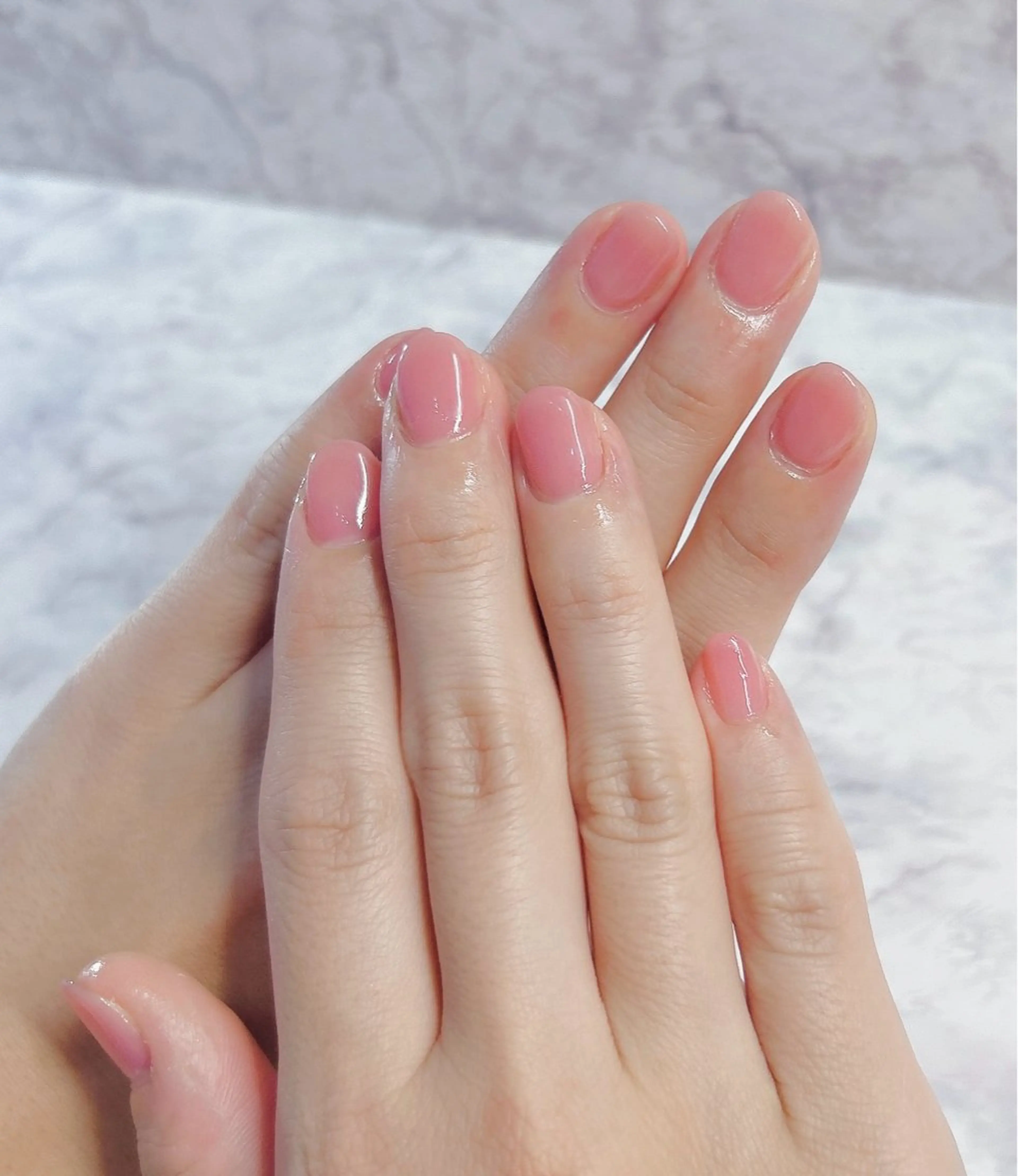 ネイル オフィスネイル ワンカラーネイル MYu Beauty Salon YURIのネイルデザイン