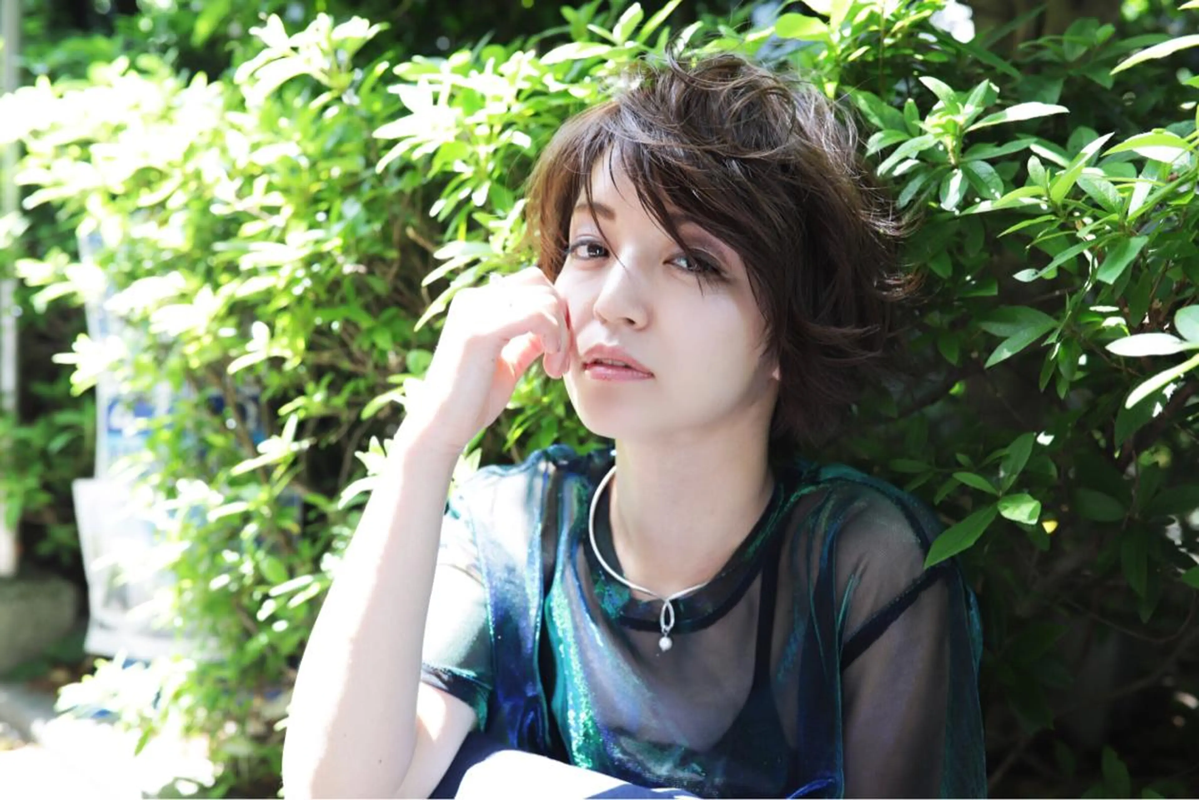 ショート カラー enx academyのヘアスタイル