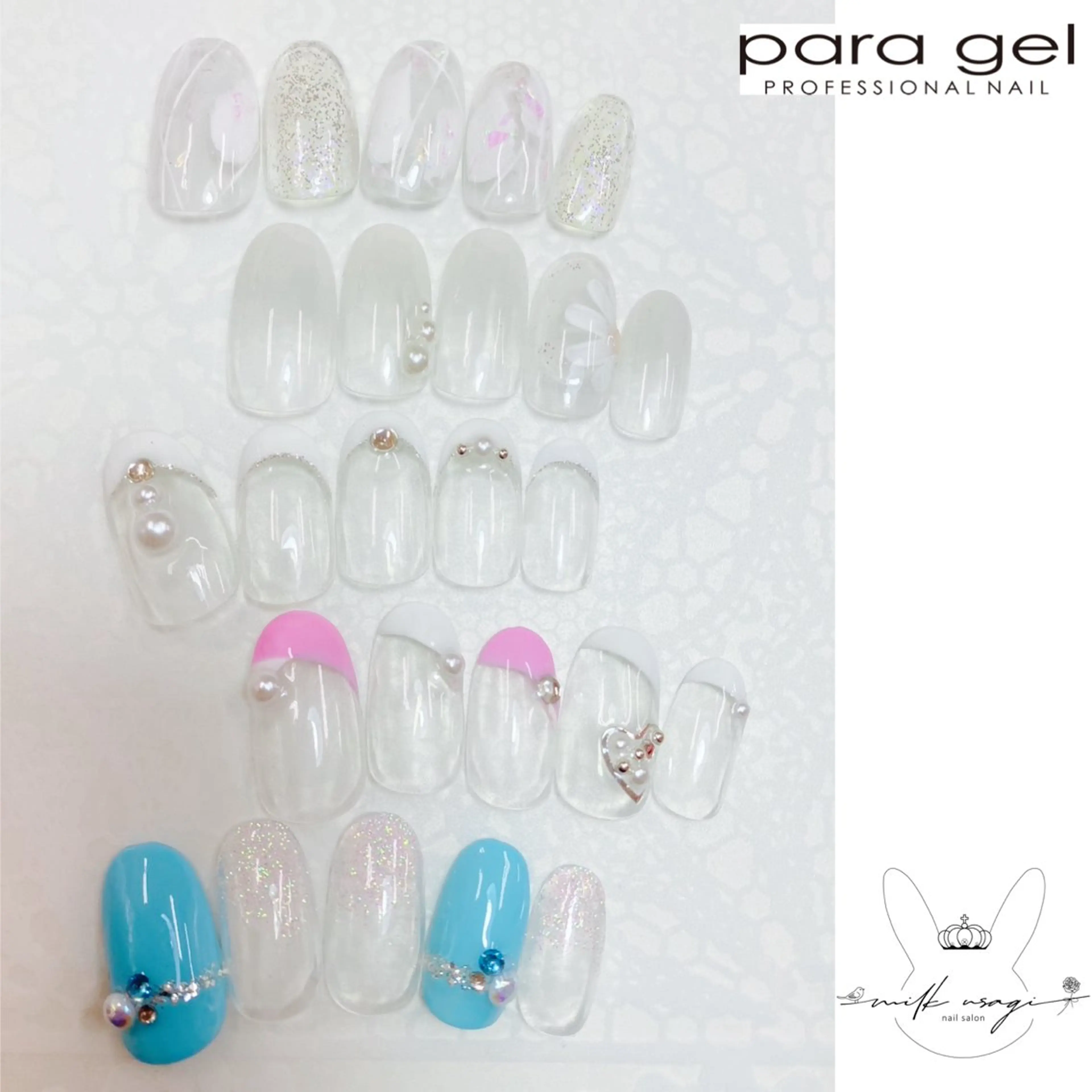 ネイル パラジェル専門店　認定サロンMILK USAGI三宮店所属・石堂 香のネイルデザイン