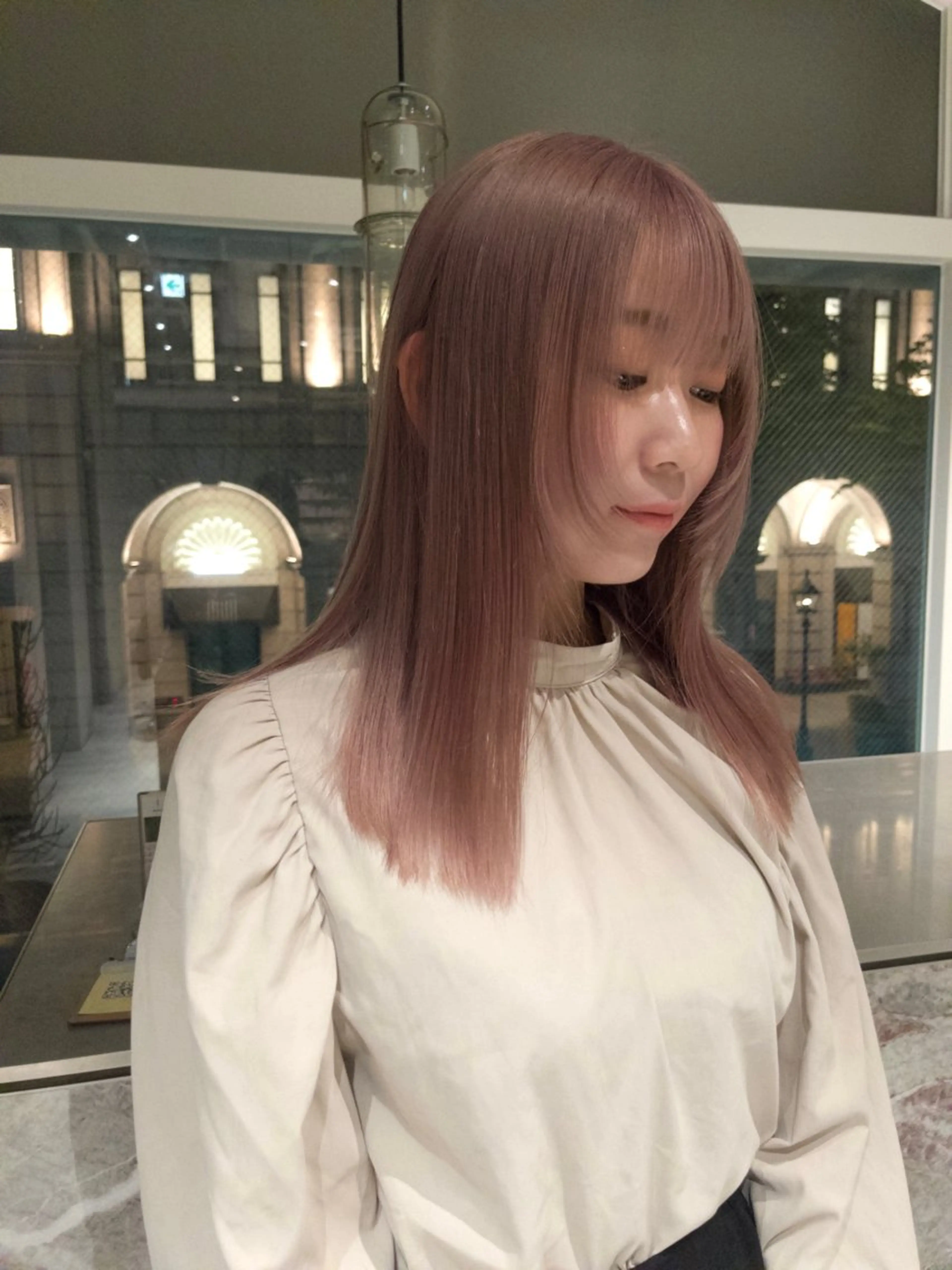 カラー hishida akiho  🩰のヘアスタイル