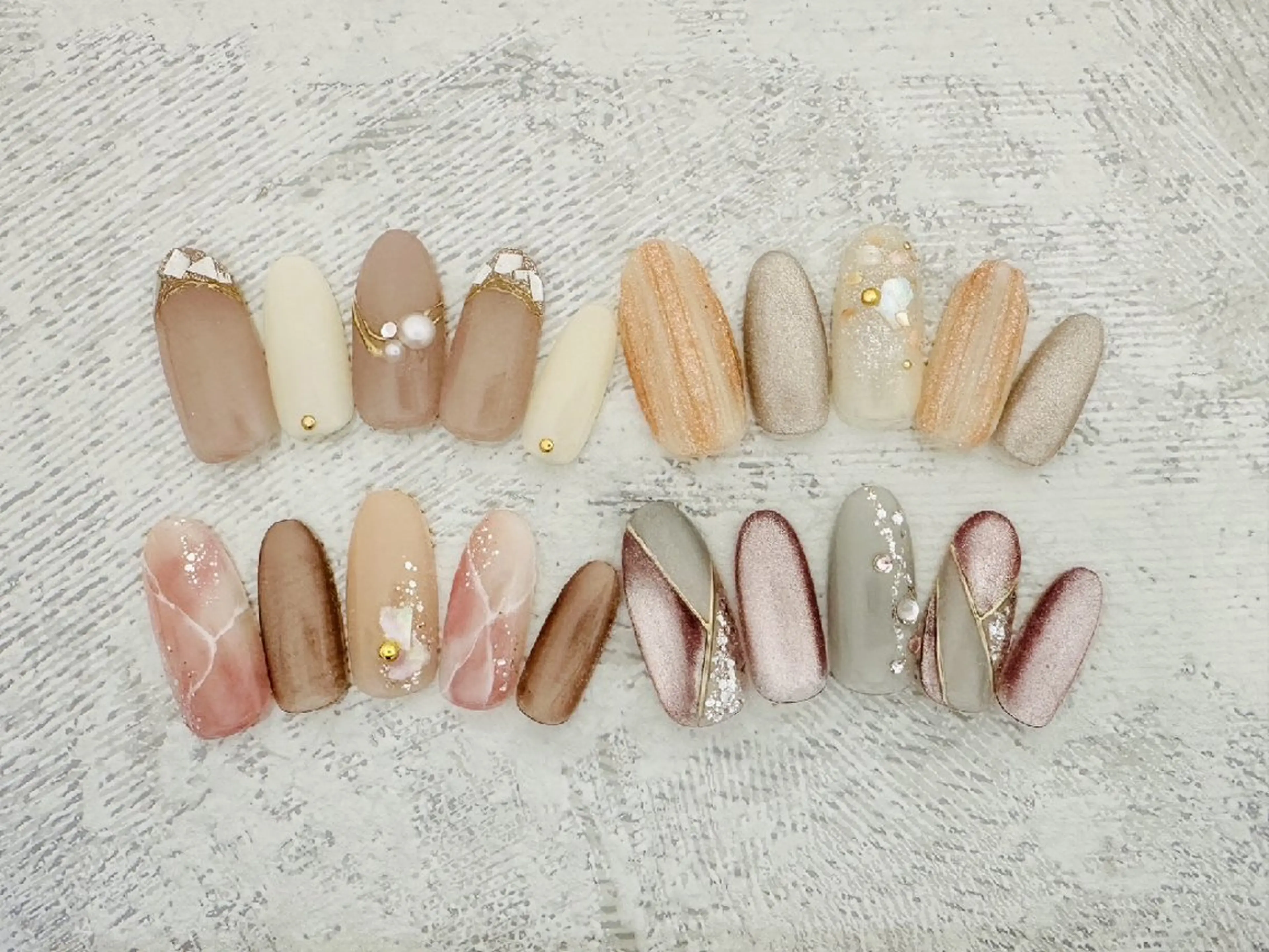 4種デザインネイル♪カラー変更可♪オフあり♪※注意事項確認しましたとコメントください♪の写真