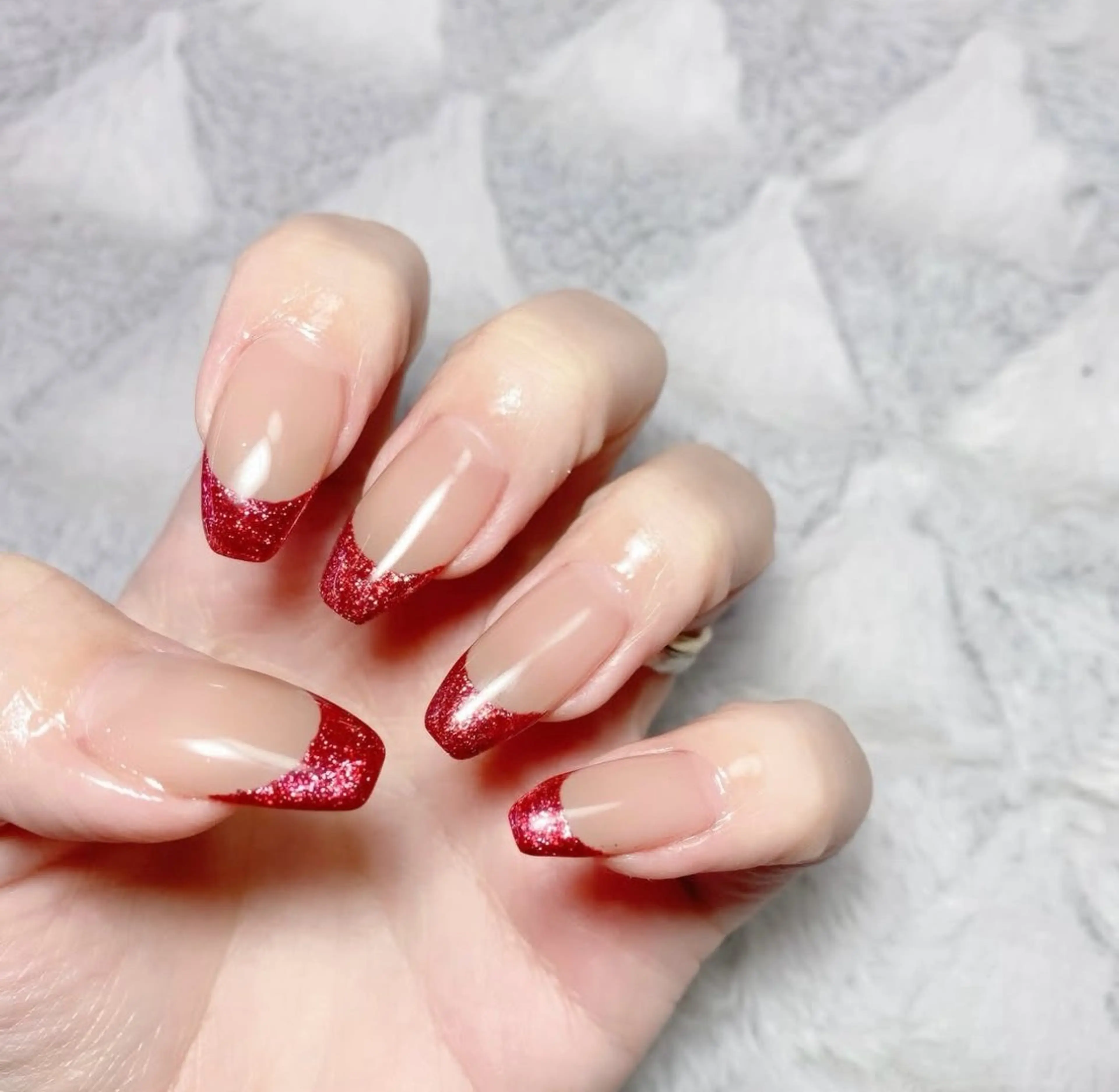 ネイル フレンチネイル ハンドネイル B- nailのネイルデザイン