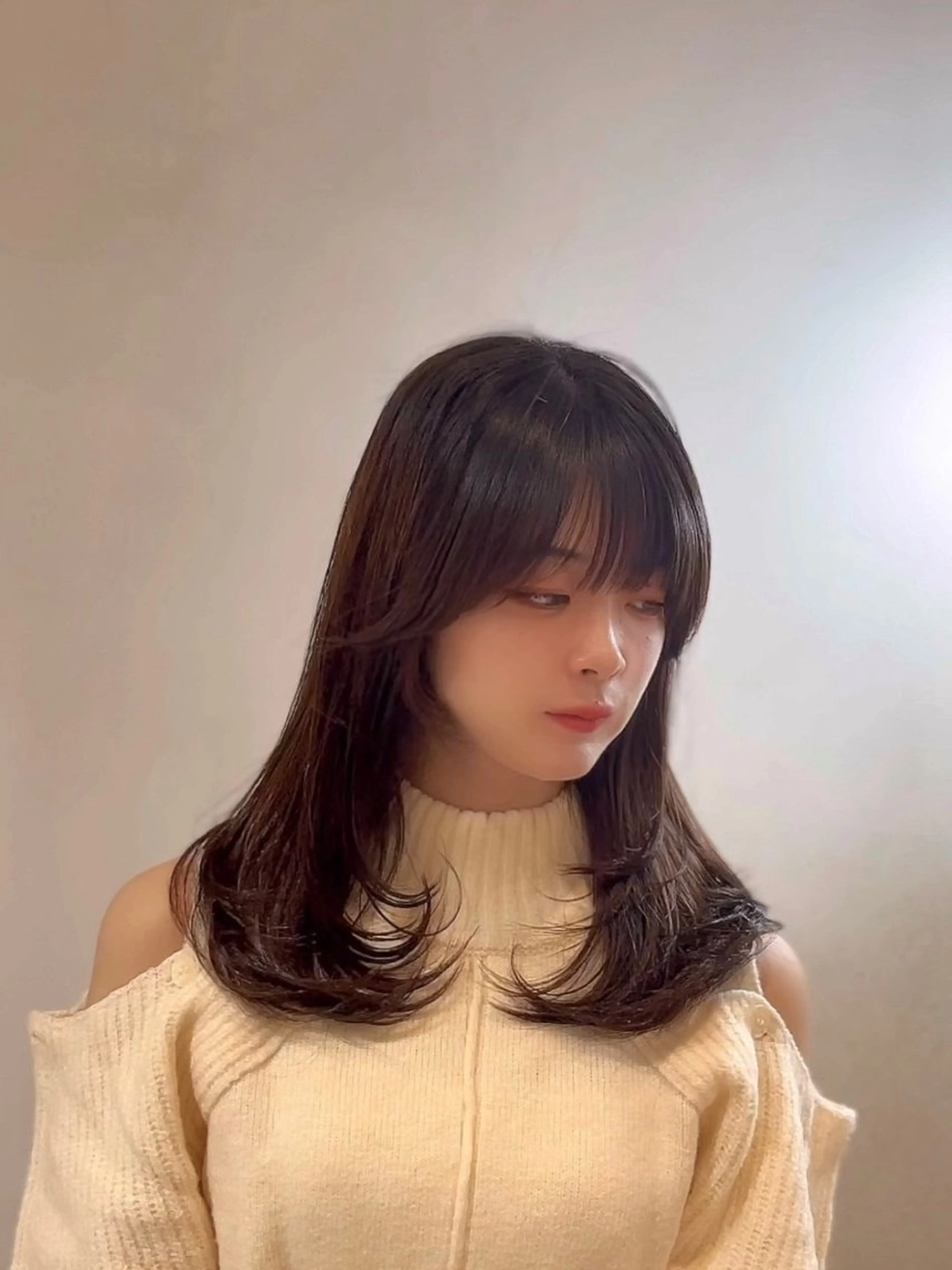 セミロング 高槻No.1🇰🇷 韓国ヘア　橋口陽太のヘアスタイル