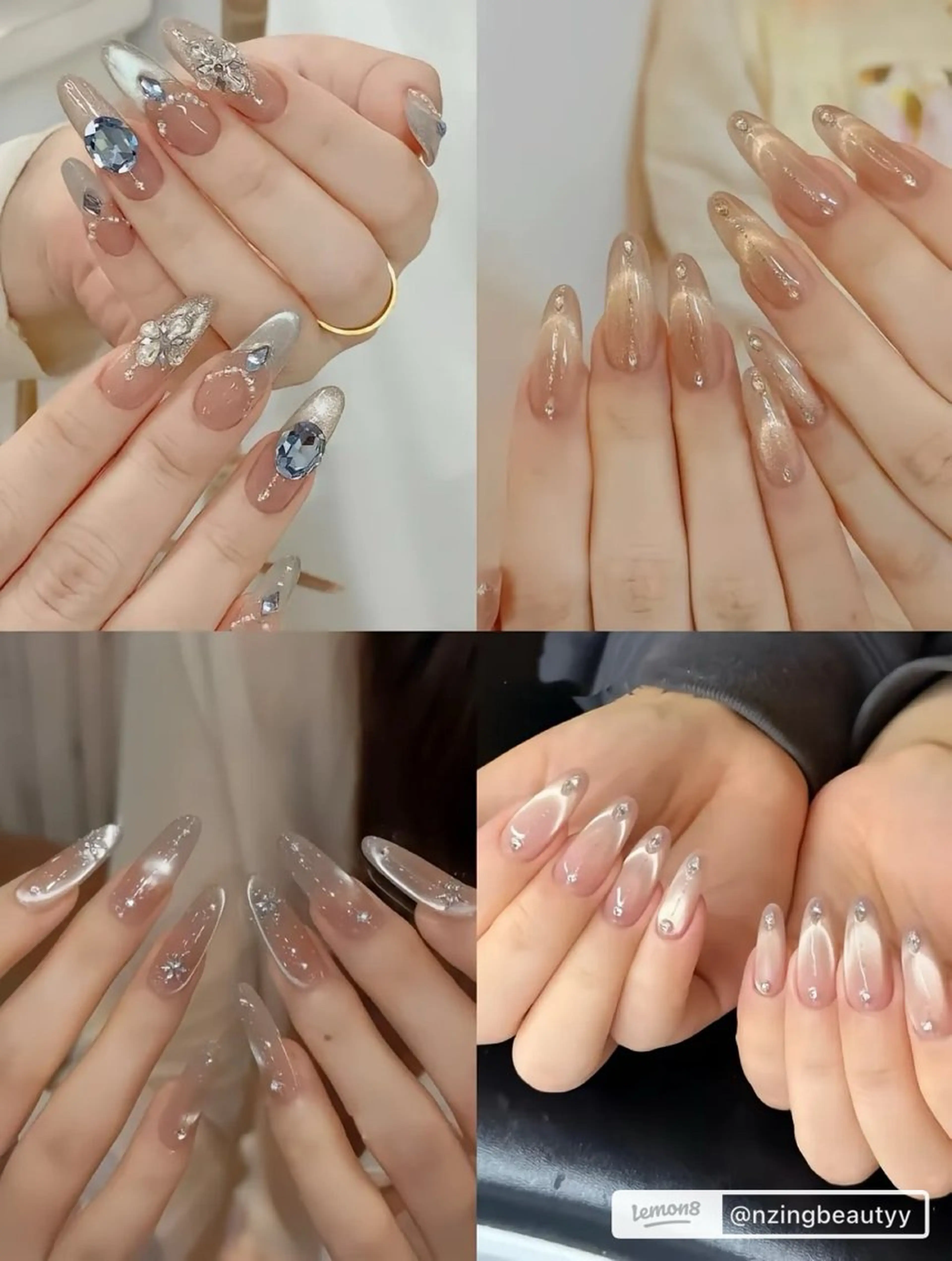 ネイル 長さ出し フットネイル ジェルネイル マグネットネイル 持ち込み ハンドネイル YMT NailStudio所属・YMT NailStudioのネイルデザイン