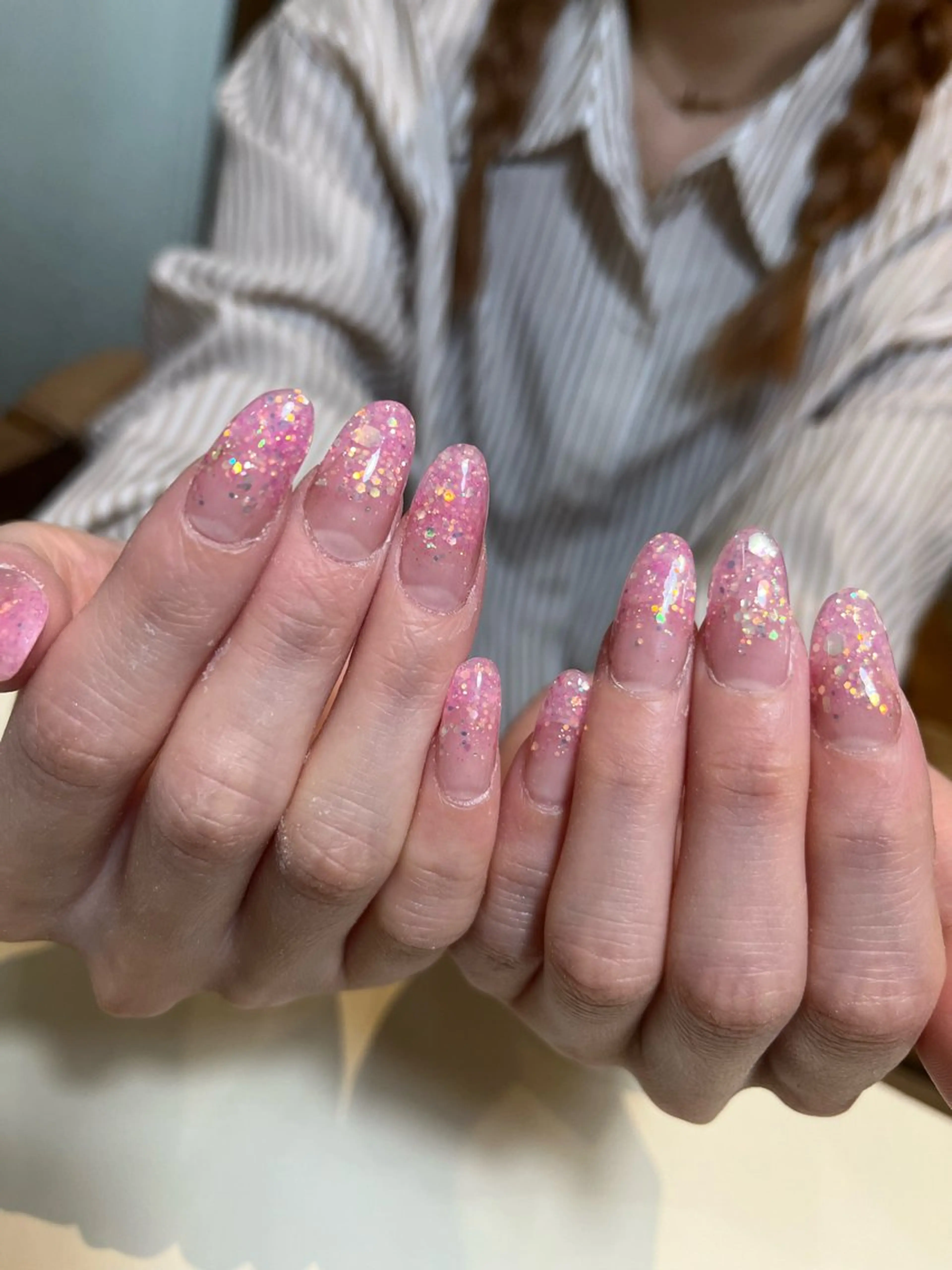 【1日1組限定】ジェルスカルプモデル10本長さ出し。(オフ無し)の写真