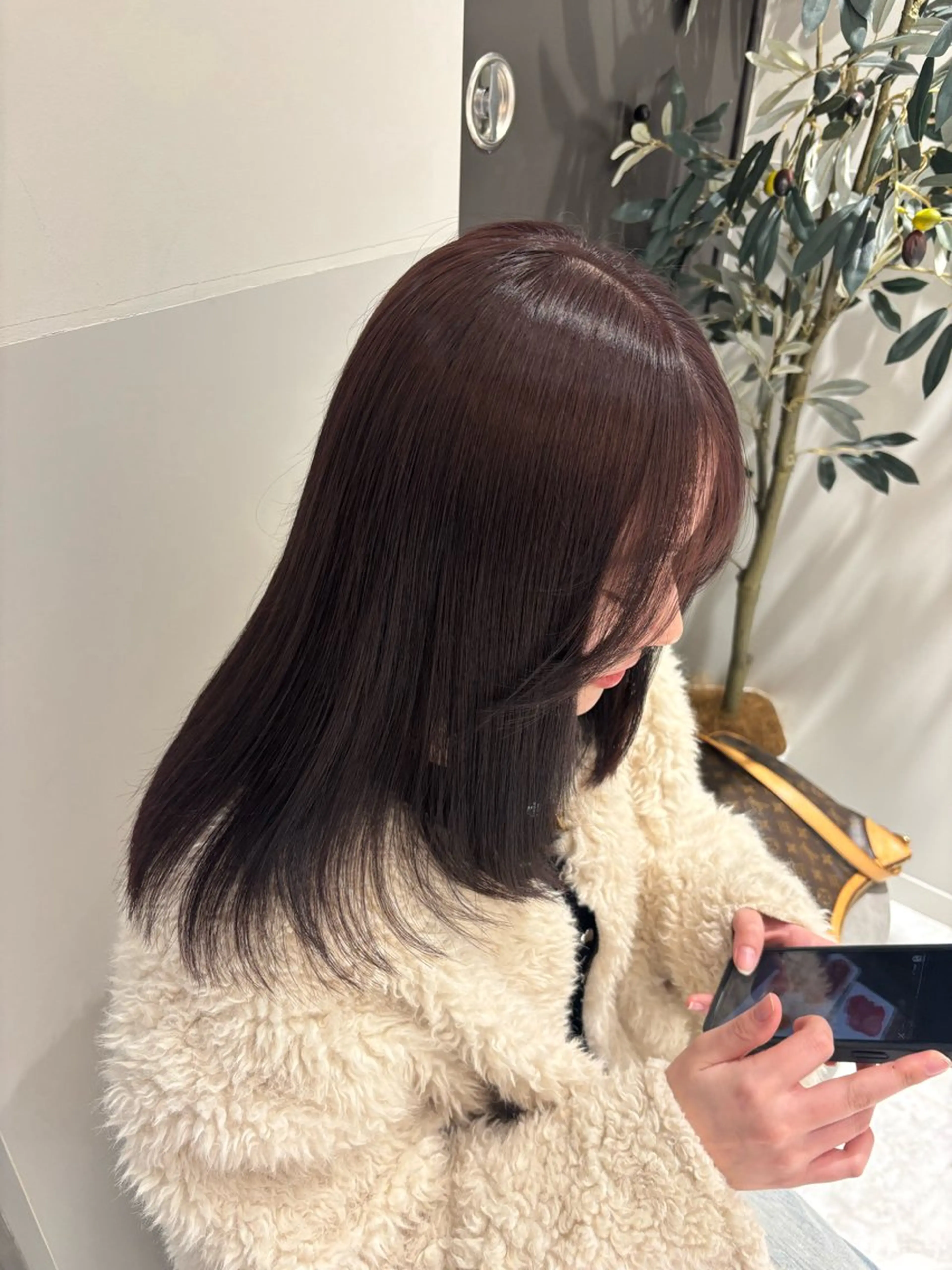 ミディアム ヘアカラー トリートメント aoi ♡グレージュ ・ベージュカラーのヘアスタイル