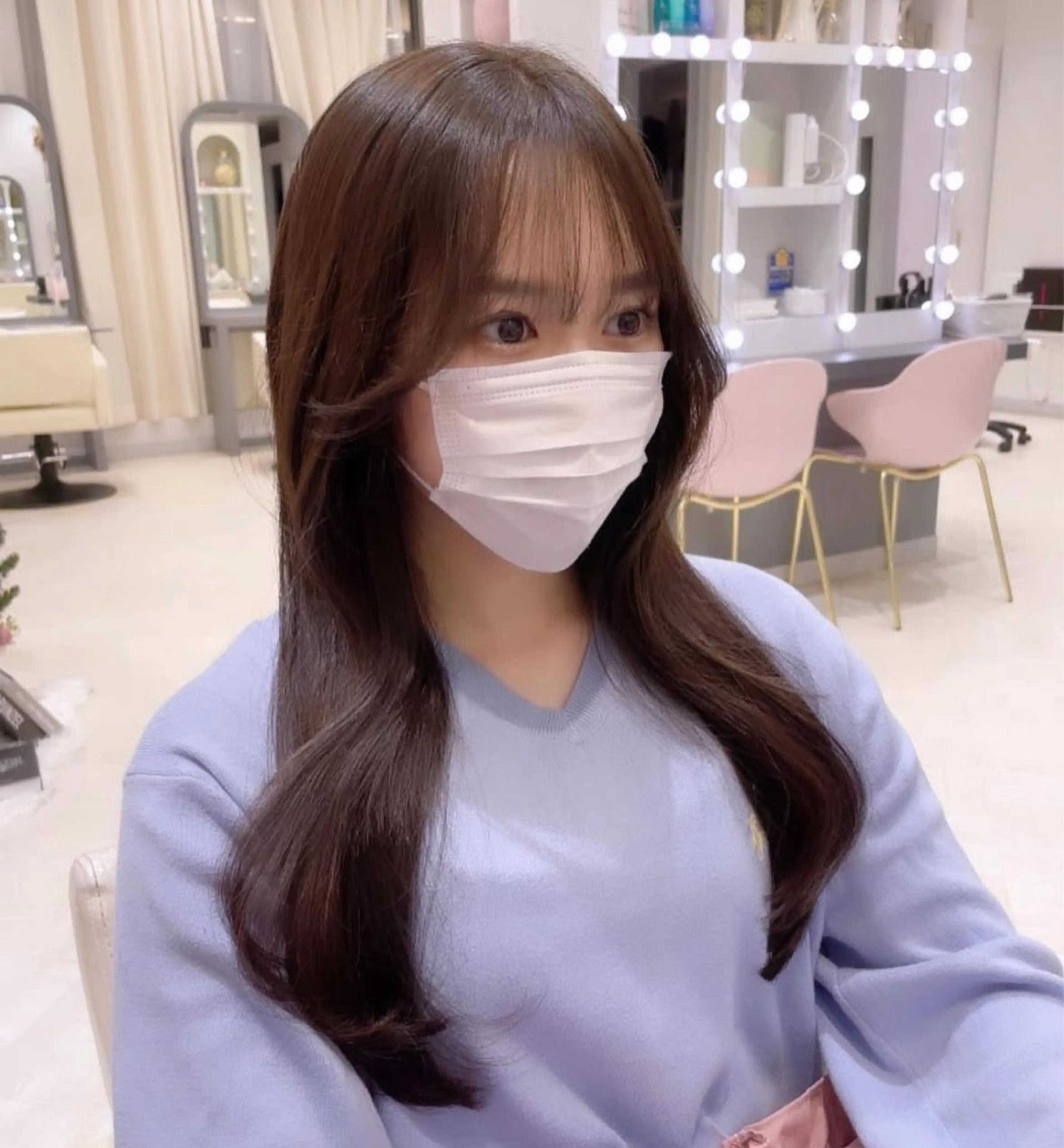 ロング 銀座♡透明感カラー/ 顔周りカットFukaのヘアスタイル