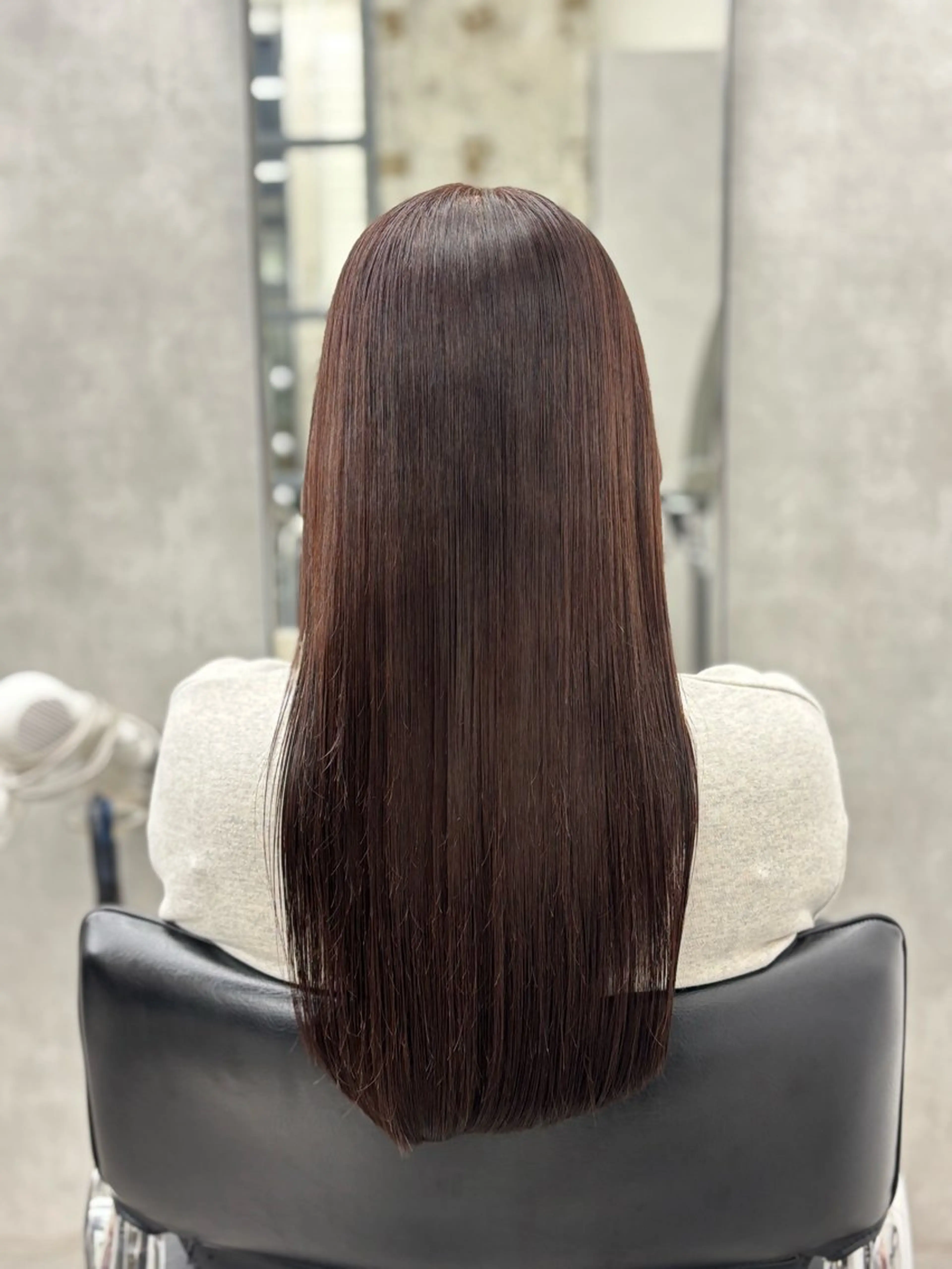 ロング カラー くせ毛 髪質改善 縮毛矯正 カット ヘアカラー 縮毛矯正 トリートメント 巻ける縮毛矯正🌸 勝倉　麗のヘアスタイル