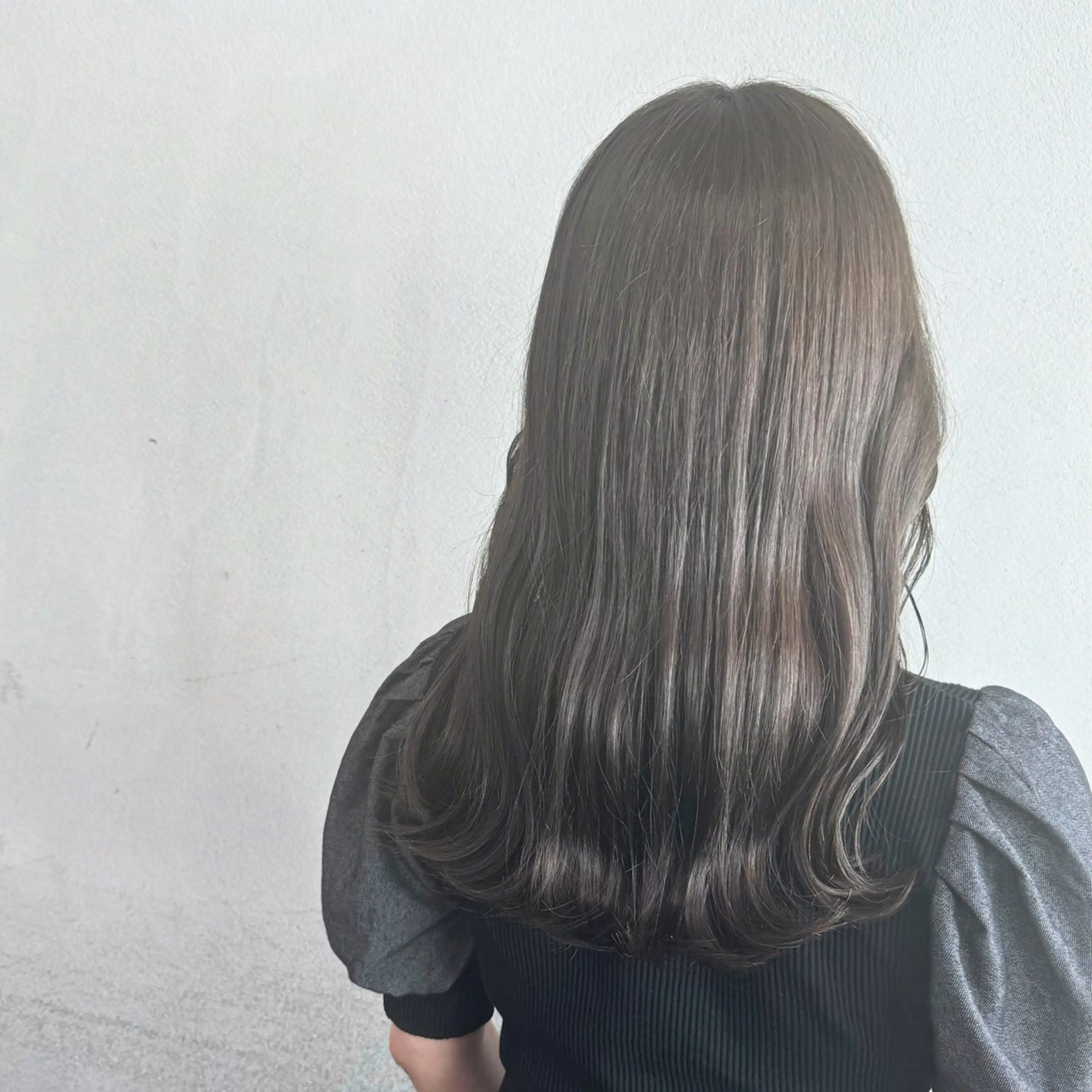 セミロング ヘアカラー トリートメント #tag 佐藤璃美のヘアスタイル