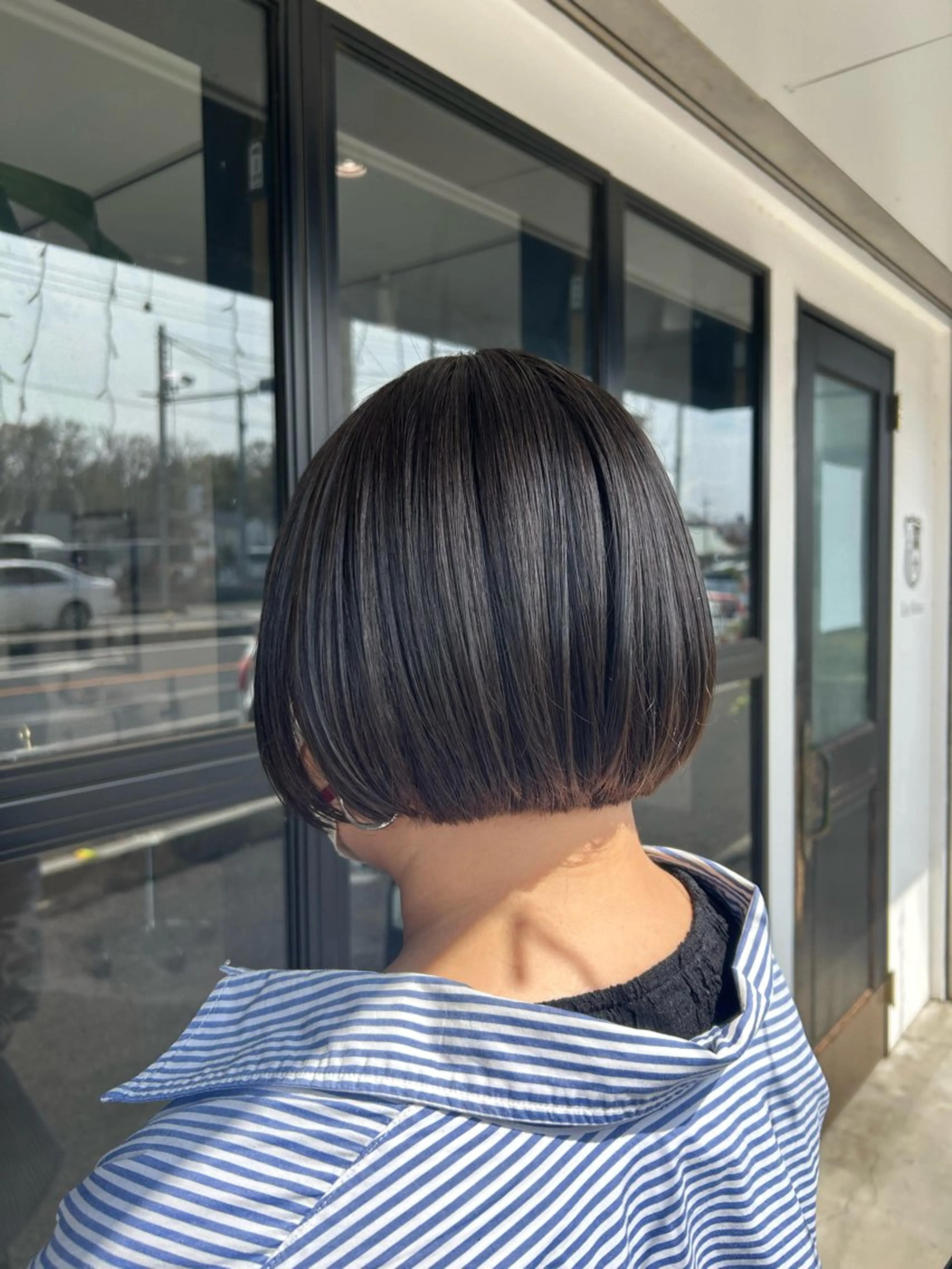 ショート ボブ Lis blanc所属・しみずゆさ/所沢 モデル様募集中🤍のヘアスタイル