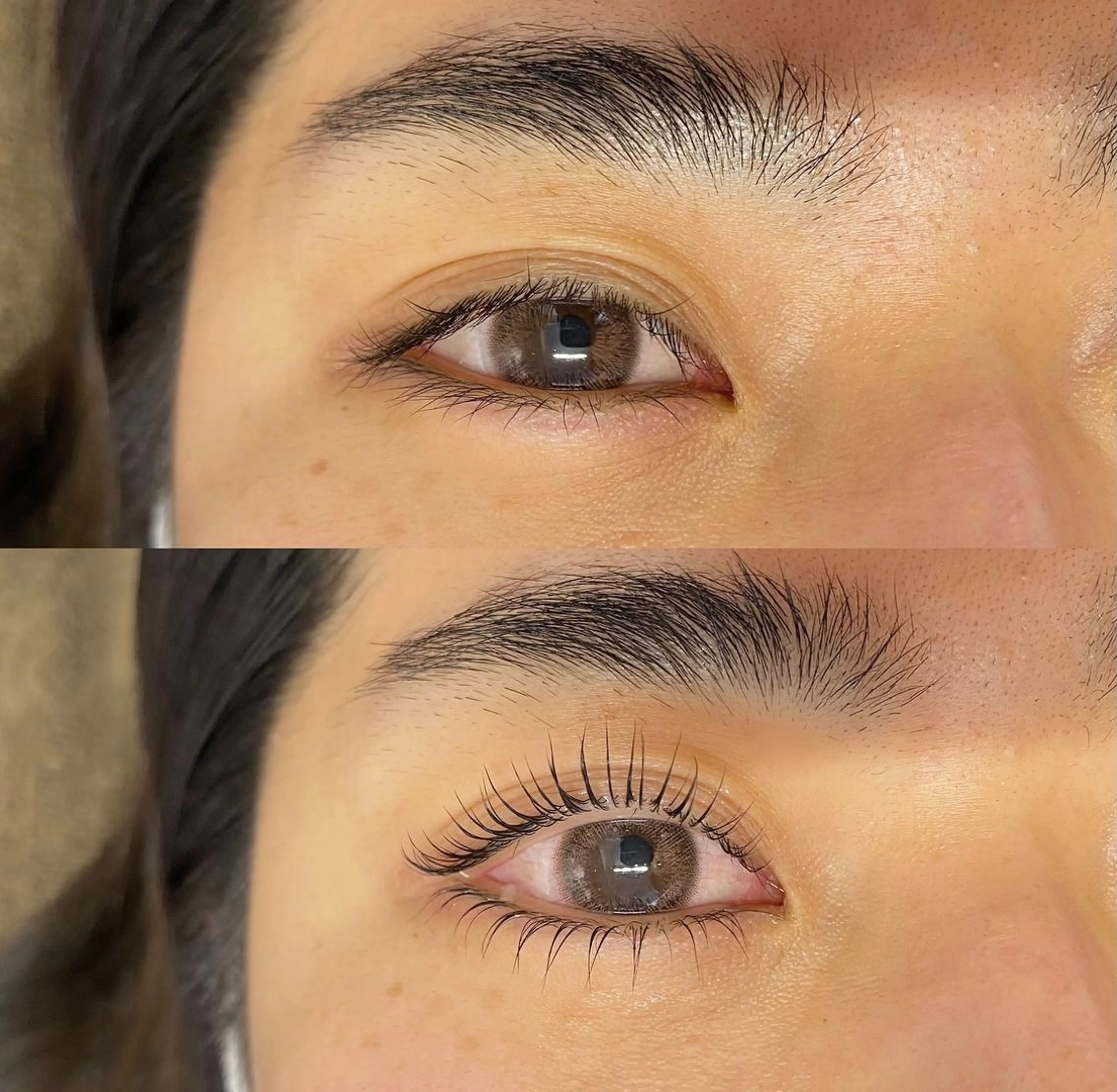 🌖【束感＋ダメージケア🫶🏽】上下まつげパーマ(カールデザイン) トリートメント付き🌖の写真