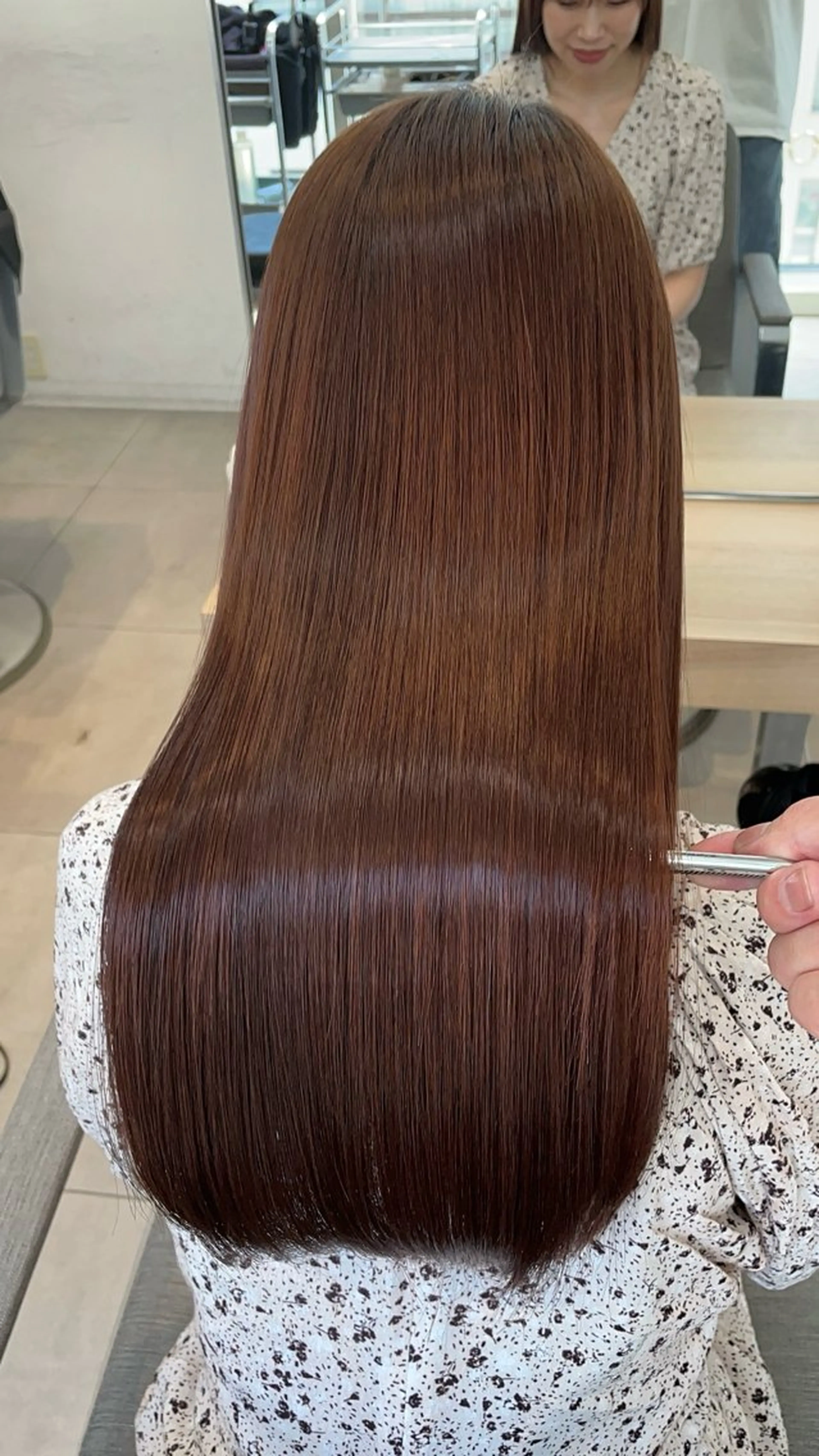 ロング カラー ヘアカラー 縮毛矯正 トリートメント ✨髪質改善✨美髪 矯正🫧小泉のヘアスタイル