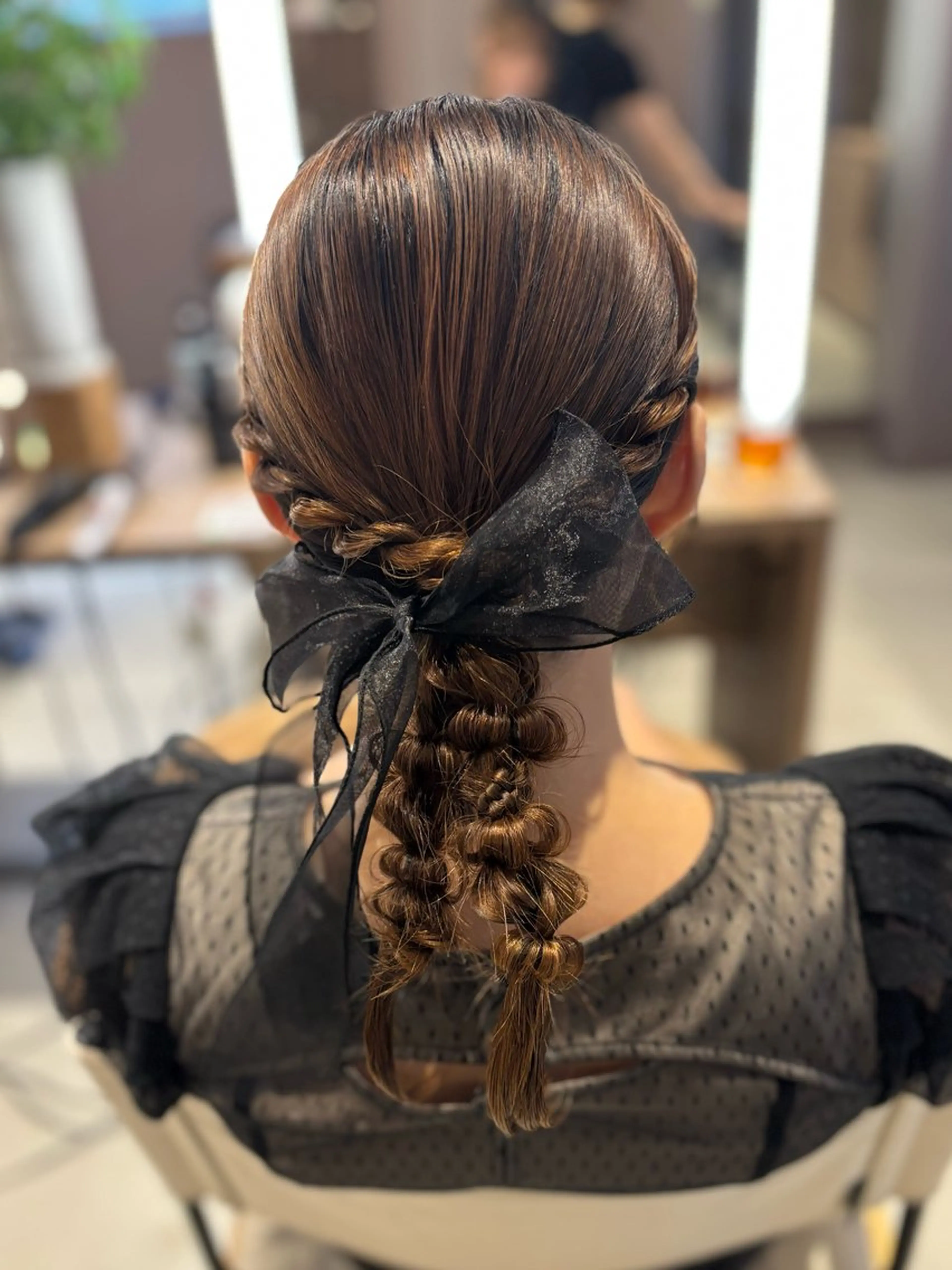 ミディアム ヘアセット Iris by artina 武蔵小杉店【イリス バイ アルティナ】所属・レイヤーカット/ボブ /nene🍥⋆*のヘアスタイル