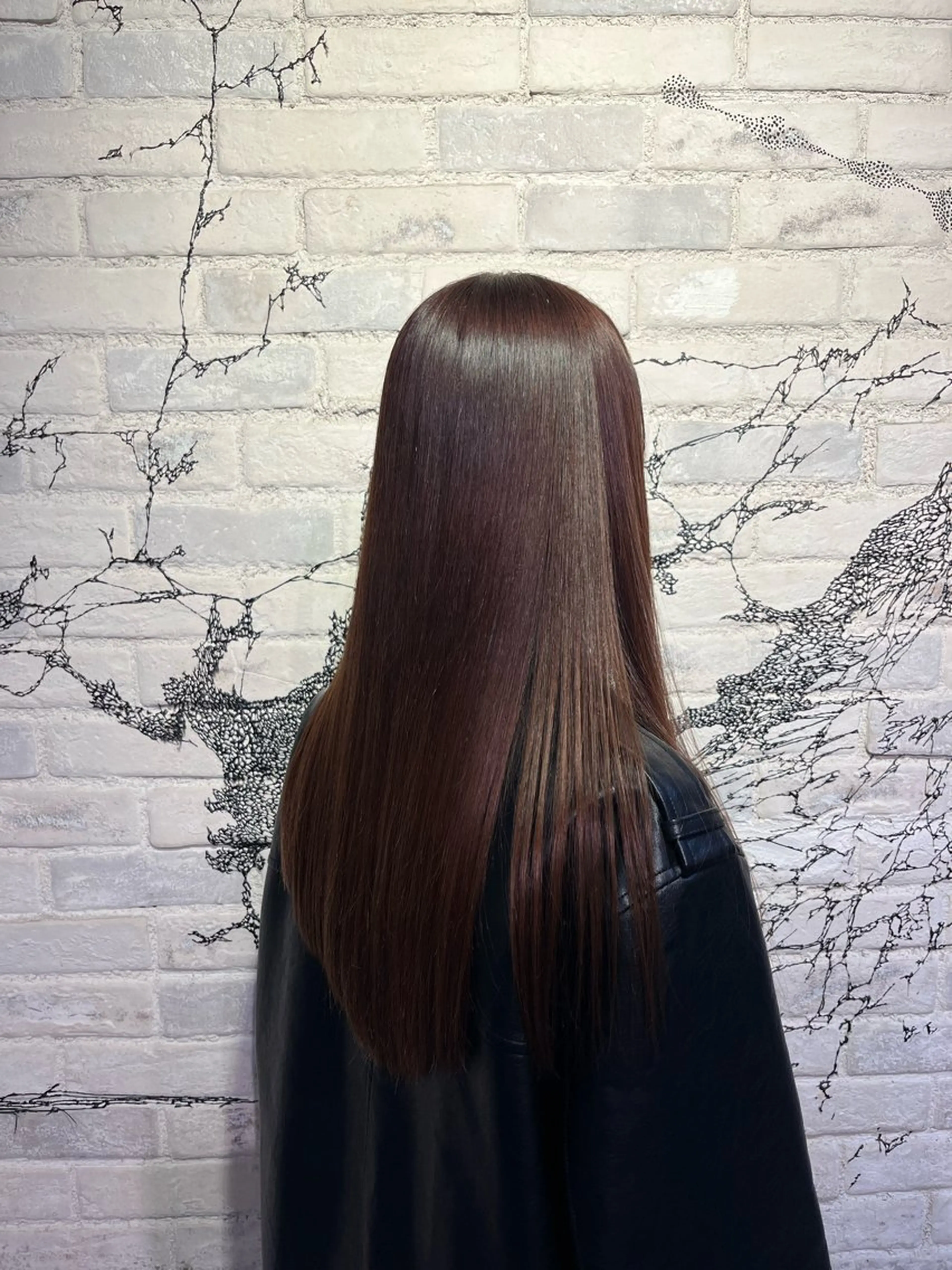 ロング 髪質改善 トリートメント 西村 瑠々花のヘアスタイル