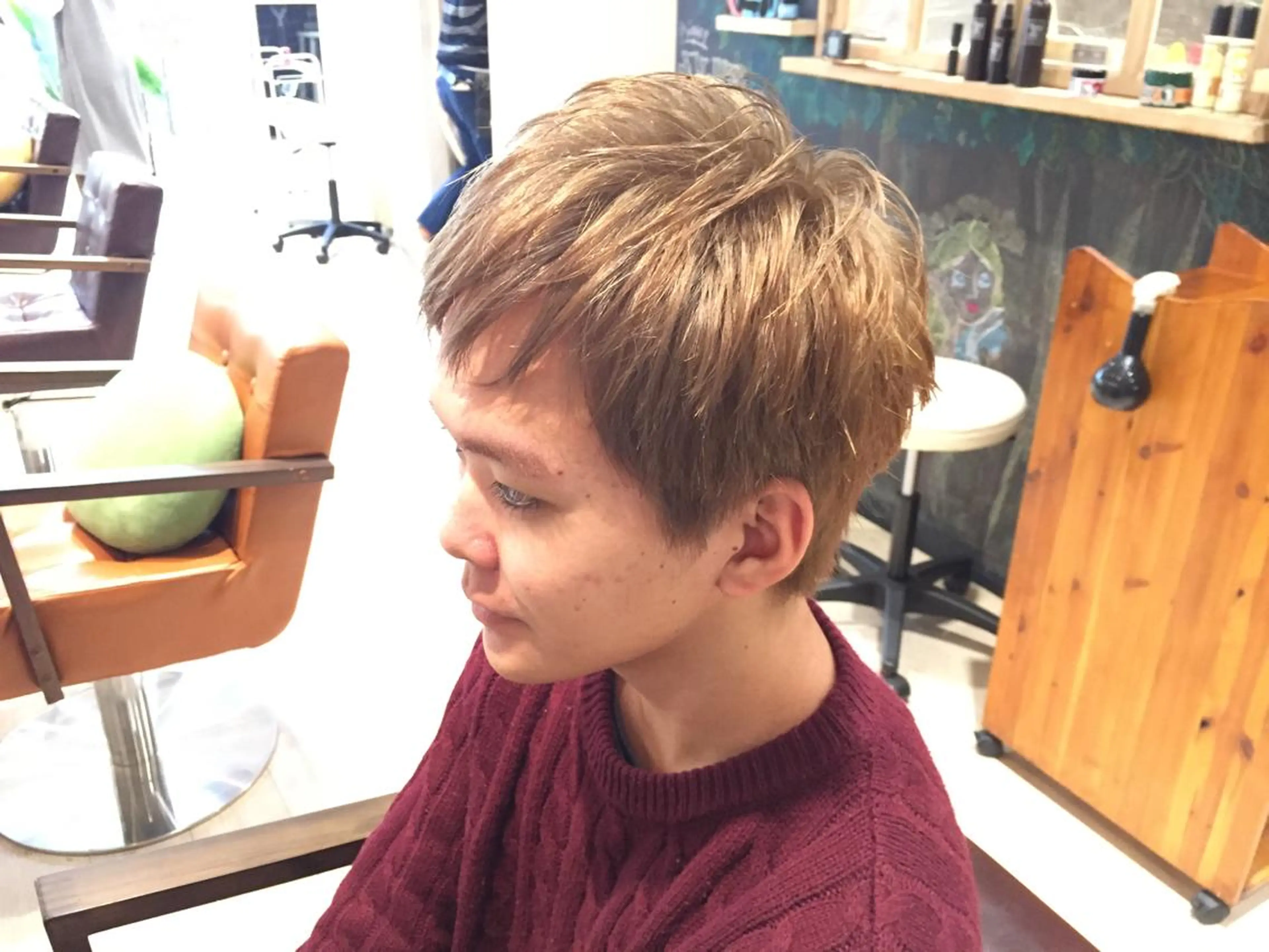 カラー メンズ メンズハイトーン ハイトーンカラー メンズ指名多数!! SiLO 田島のヘアスタイル