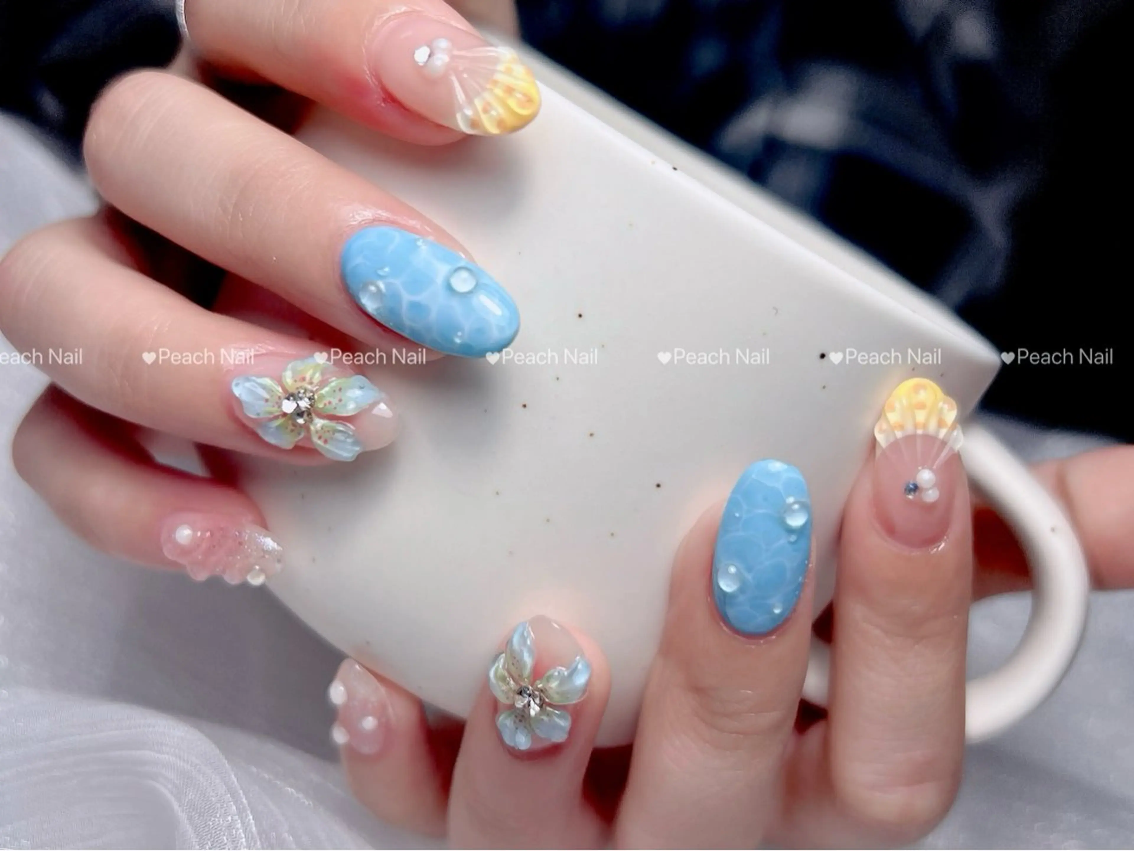 ミディアム ハンドネイル PeachNail 大塚店のネイルデザイン