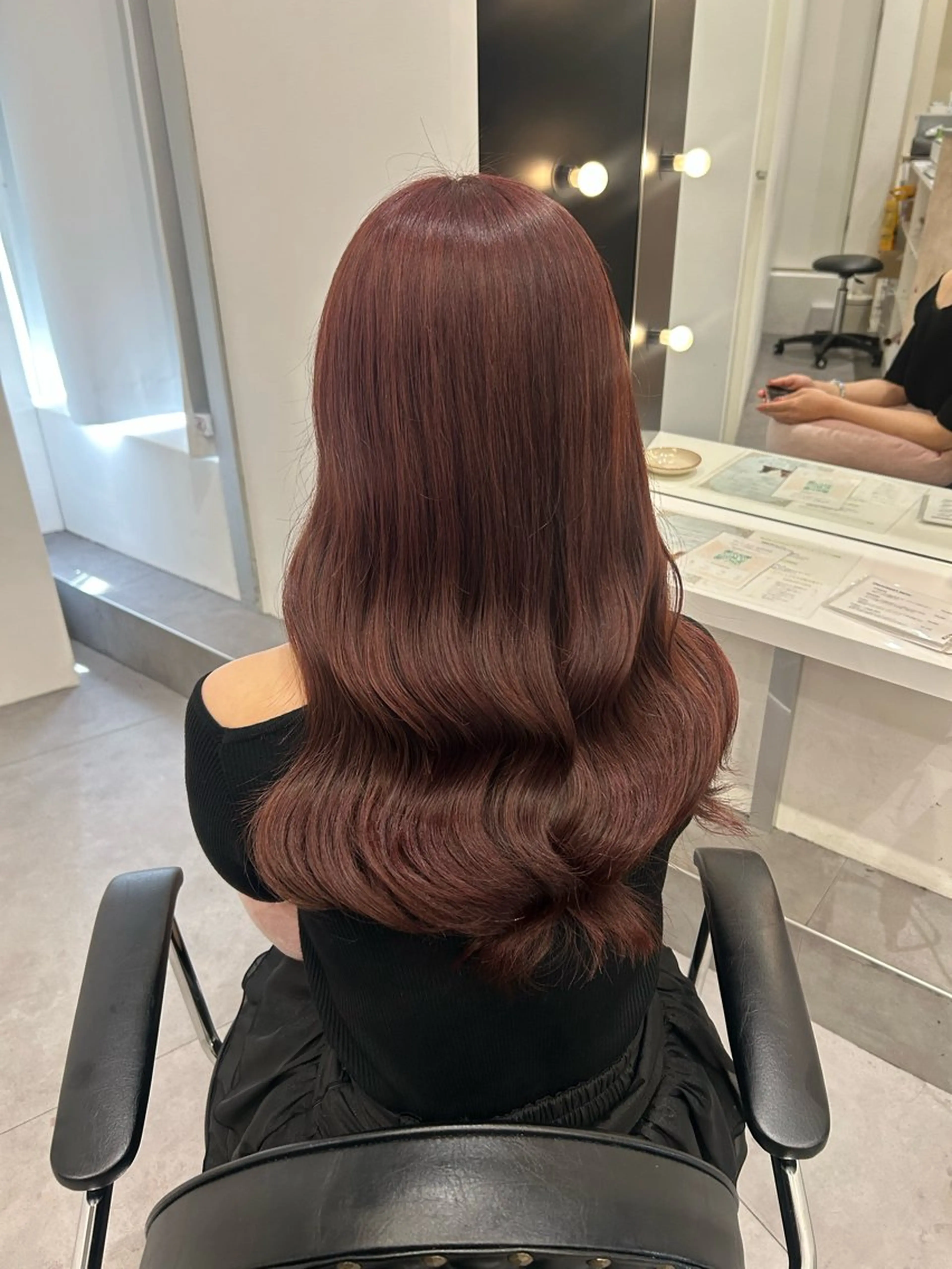 カラー カット ヘアカラー トリートメント 暖色/艶カラー/ エクステ/ユリヤのヘアスタイル