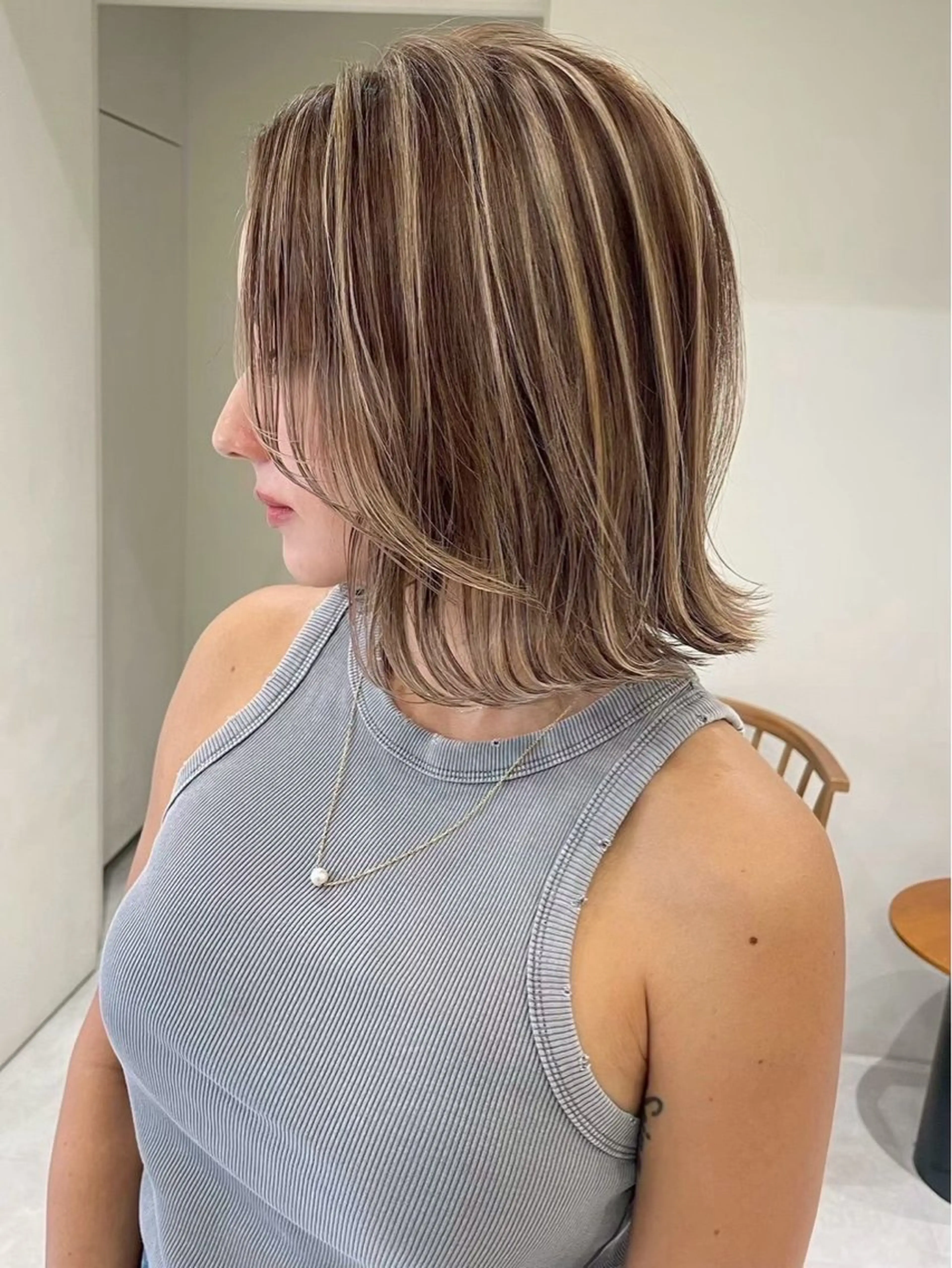 ミディアム カラー ヘアカラー 🦋モデル募集中🦋 ナエのヘアスタイル