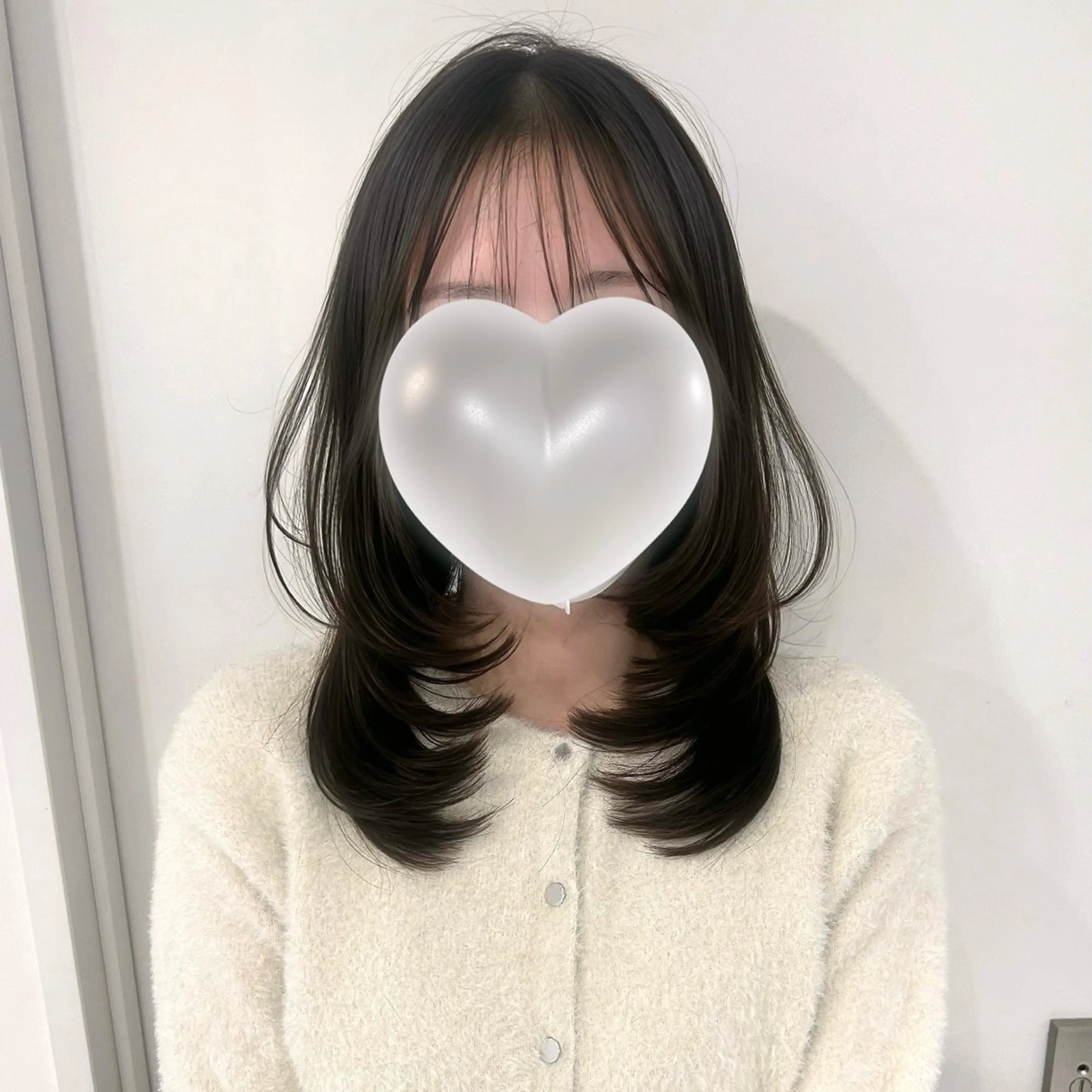 ミディアム ミディアムレイヤー レイヤーカット カット トリートメント yuuka 🖤韓国ヘア🖤のヘアスタイル