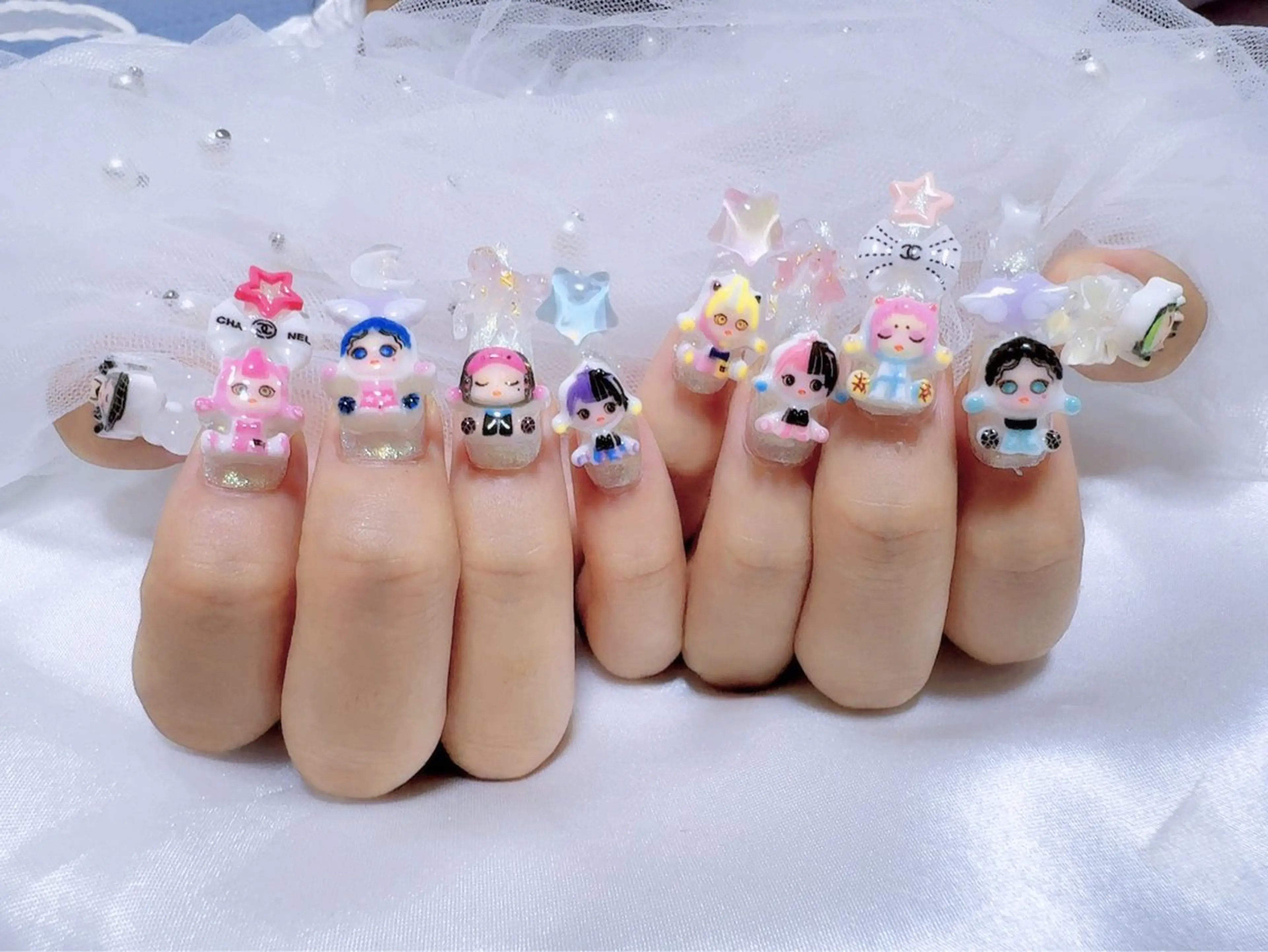 人気No1《チップスカルプ》無制限つけ放題（3000種類のパーツ）¥ 15980  (メンズ予約可)の写真