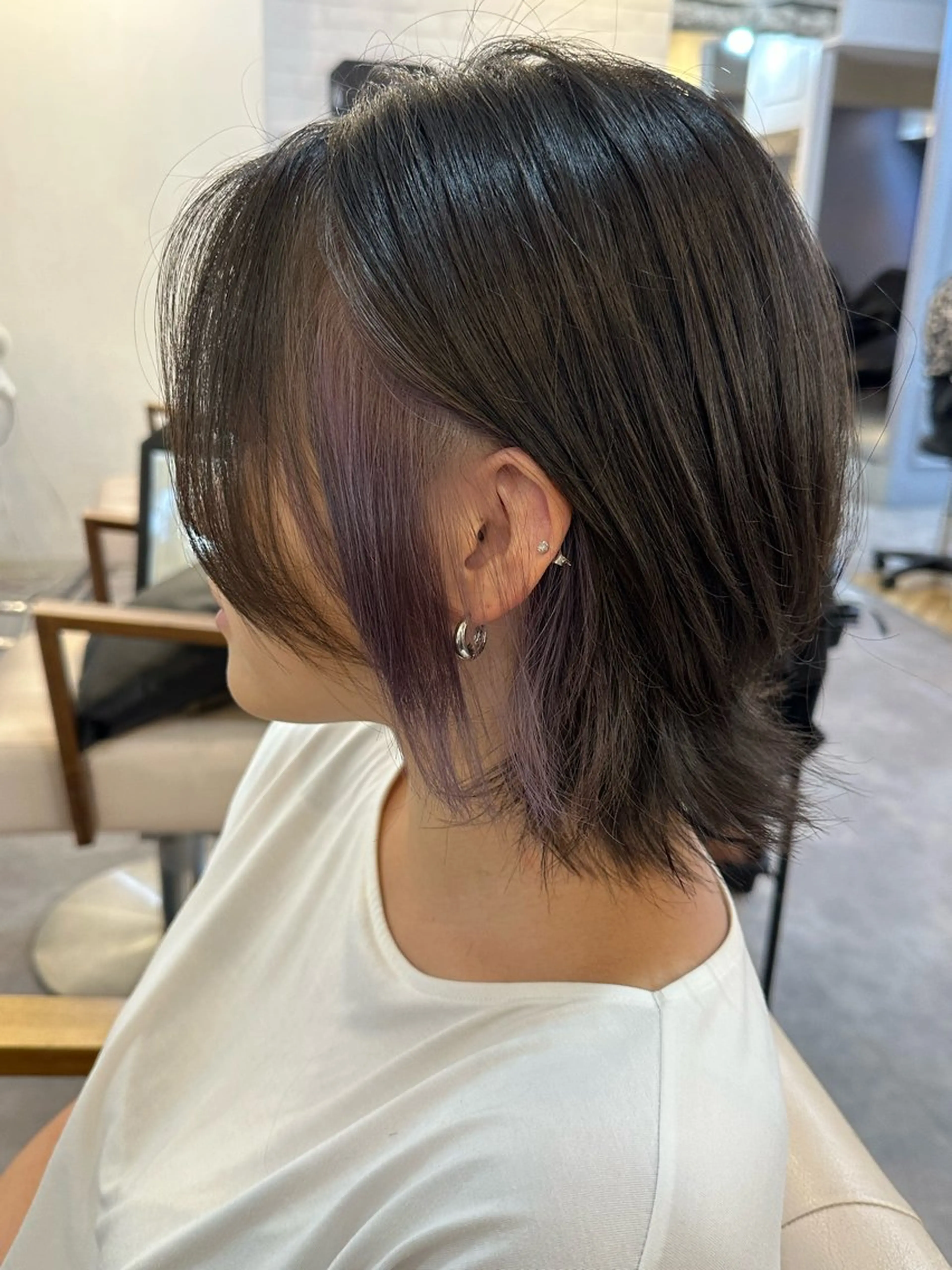 ショート ヘアカラー 🩵透明感/高発色 /難波/北原佑記🌸のヘアスタイル