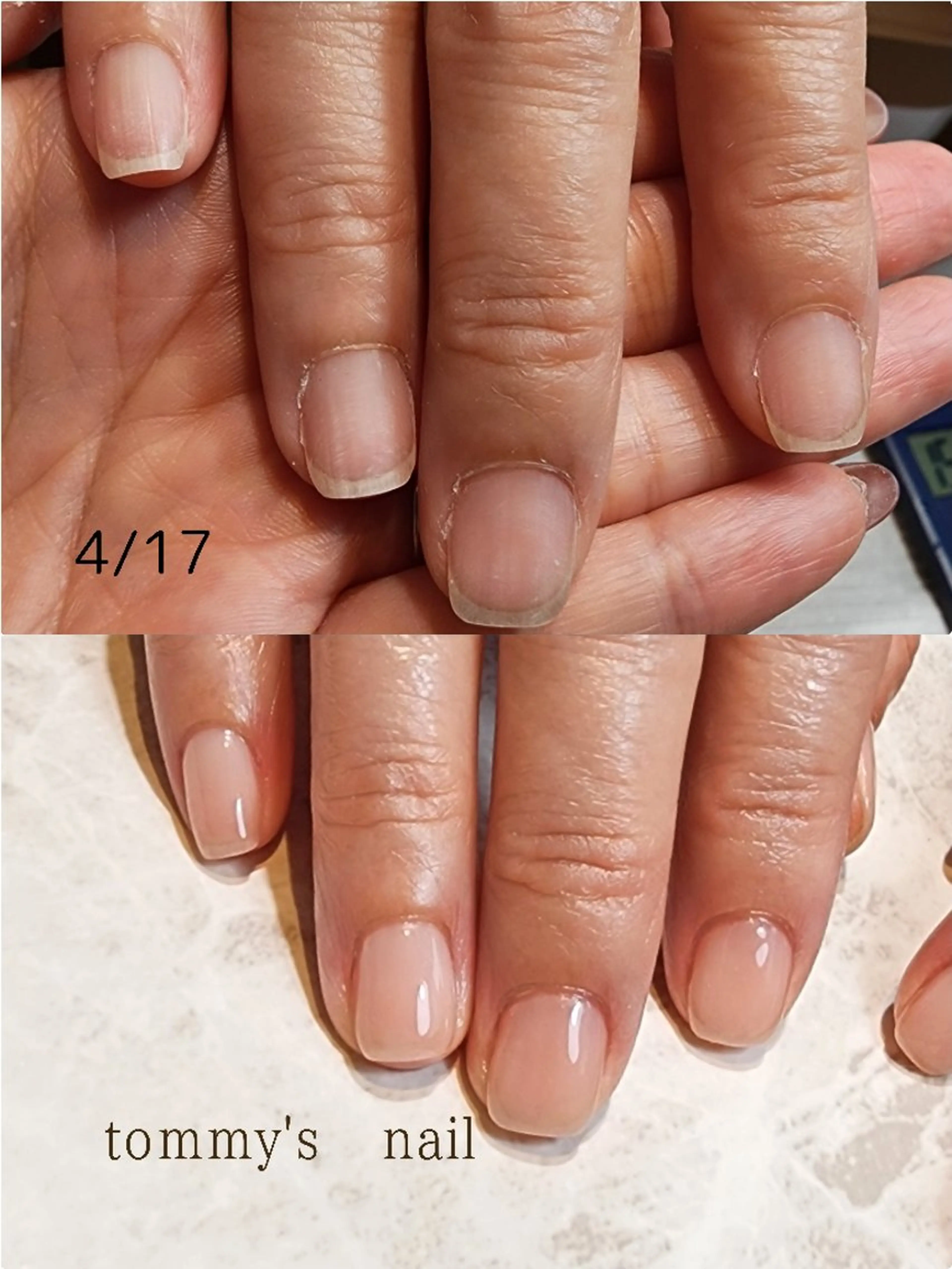 ネイル ジェルネイル グラデーション ラメ(グリッター) ラメグラデーション ミラーネイル ハンドネイル tommy's nail所属・福岡/若よもぎ蒸し 全身美容が叶うサロンのネイルデザイン