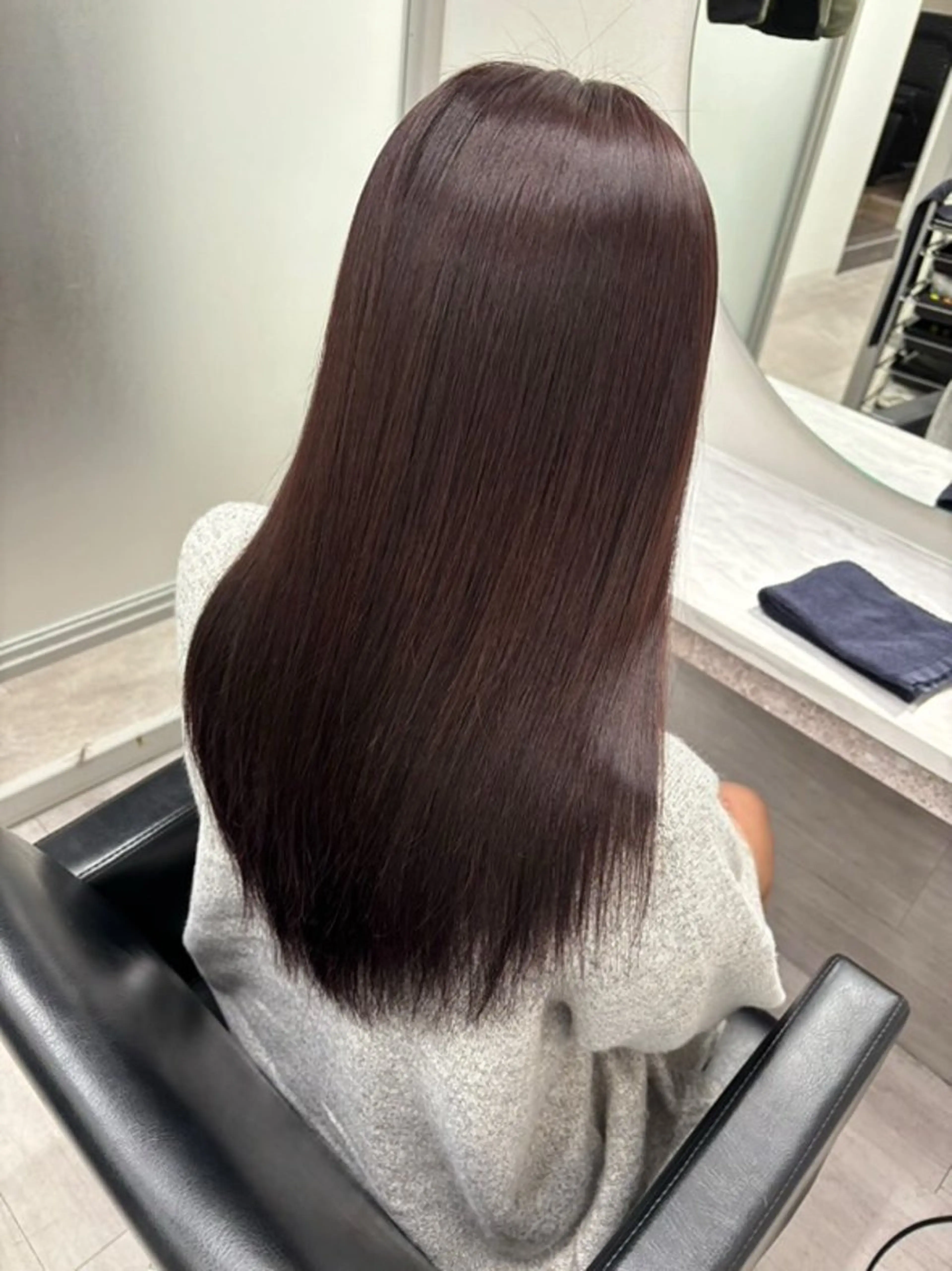 ロング カット 縮毛矯正 トリートメント Fukuda Hikaruのヘアスタイル