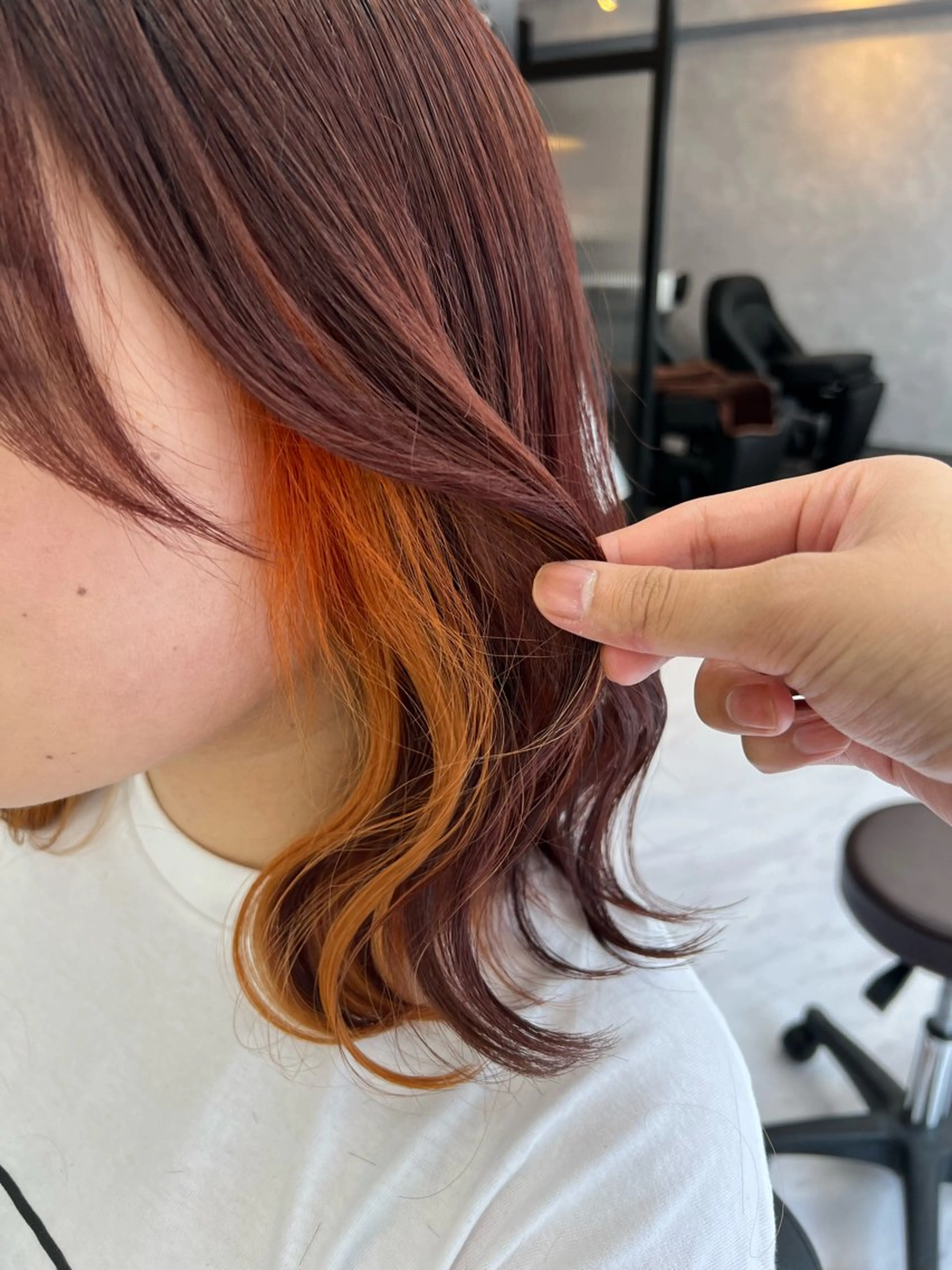 ミディアム 髪質改善 トリートメント sajou【上野】所属・🩶艶髪ヘア/ 。。のヘアスタイル