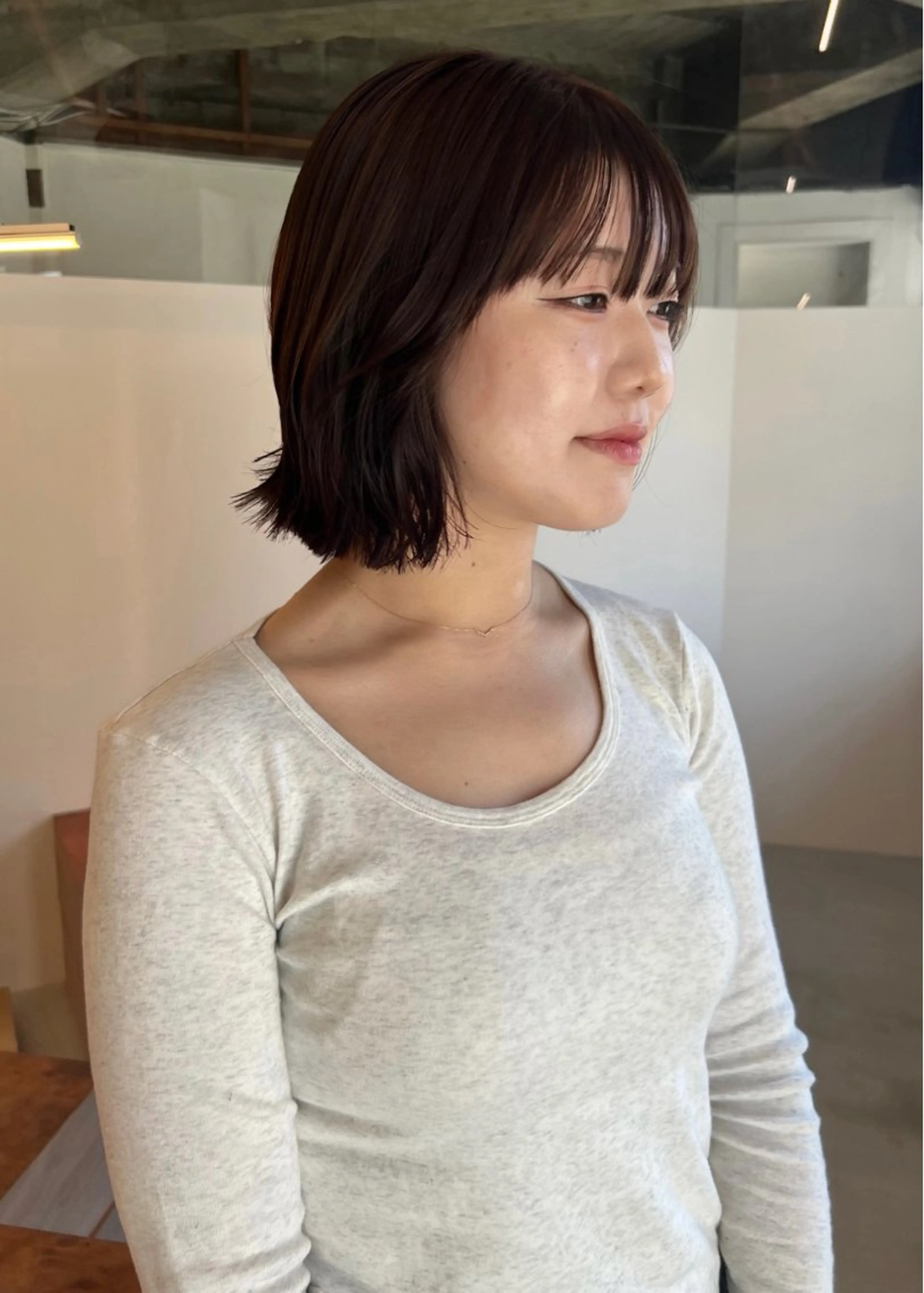 ミディアム カット the hinc所属・miyu /大阪 /レイヤーカットのヘアスタイル