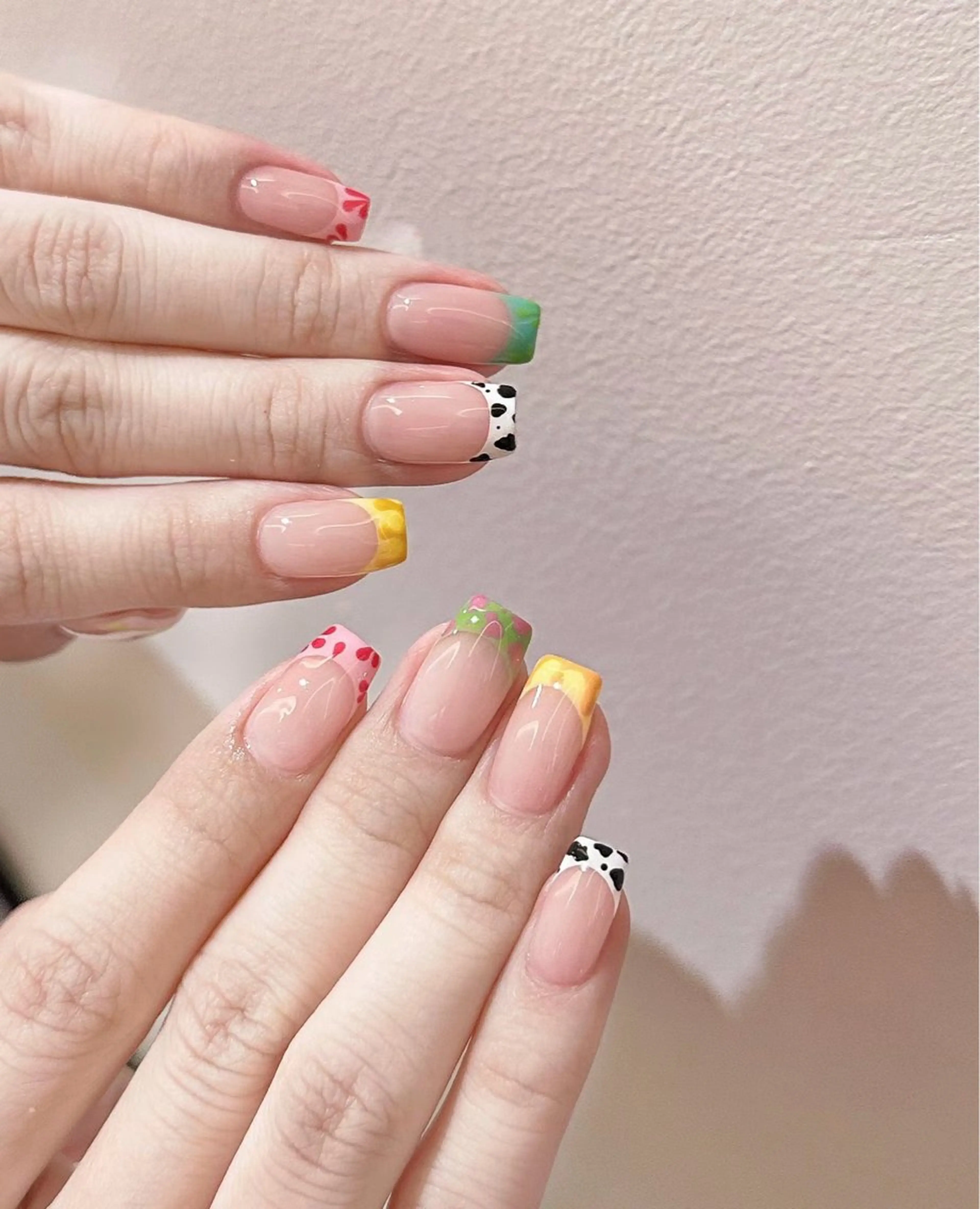 ネイル アートネイル フレンチネイル BabyYouMi nailのネイルデザイン