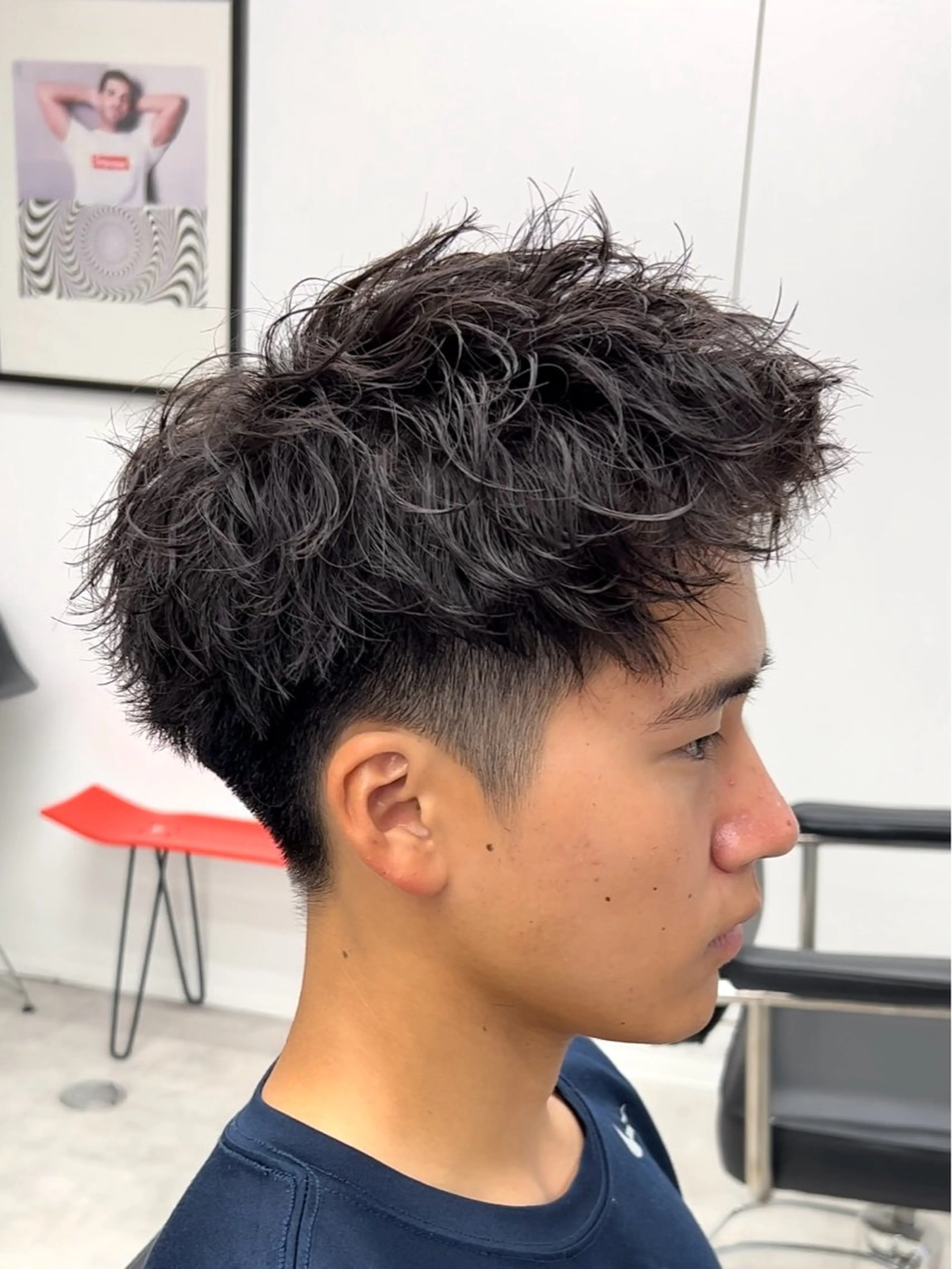 ショート パーマ メンズ メンズパーマ スパイキーショート ツイストスパイラルパーマ ショートヘア スパイラルパーマ カット パーマ メンズパーマ/ 新潟駅/佐藤裕のヘアスタイル