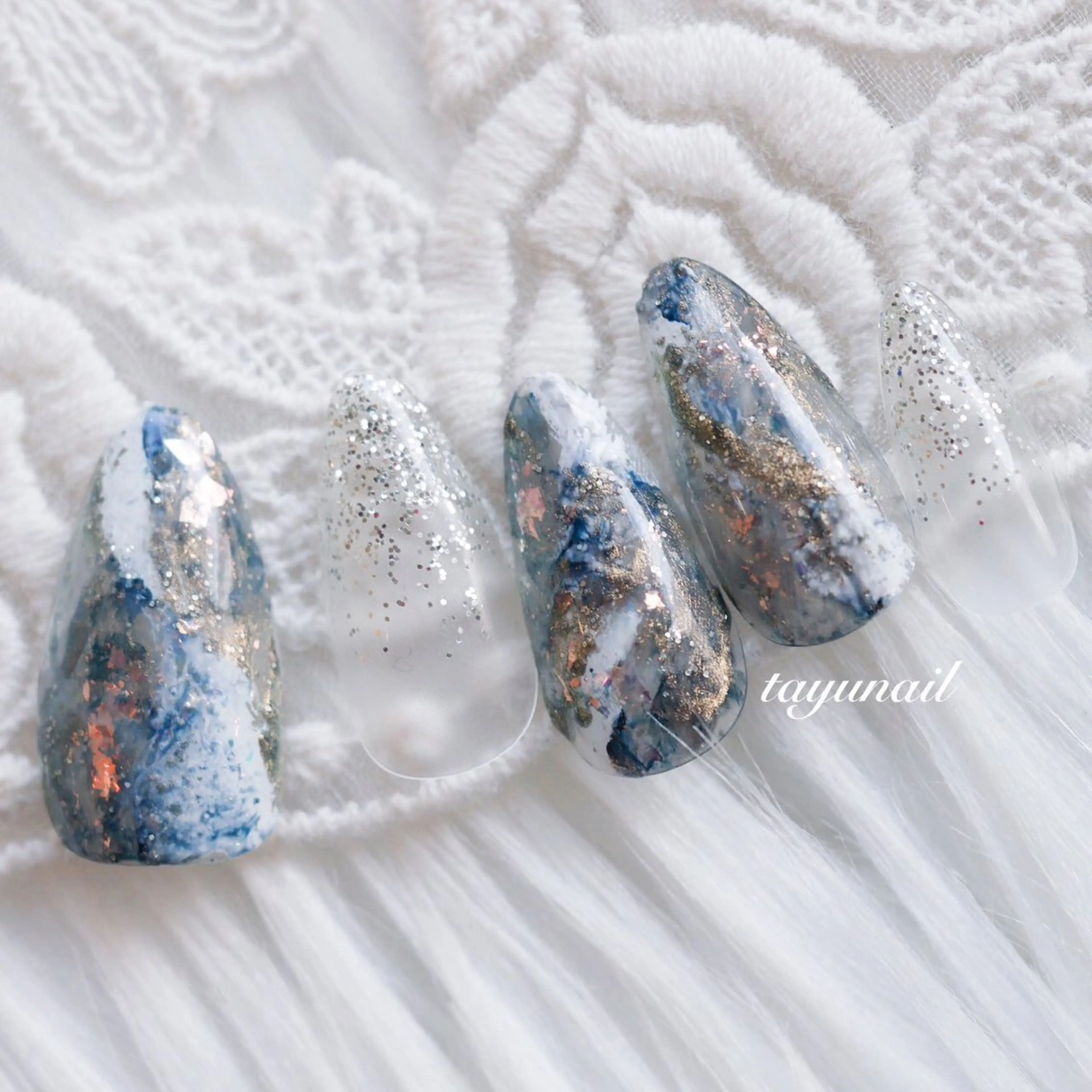 ネイル アートネイル ジェルネイル パラジェル ハンドネイル ネイルサロン・ネイルスクール たゆnail所属・ネイルサロン 【たゆnail】のネイルデザイン