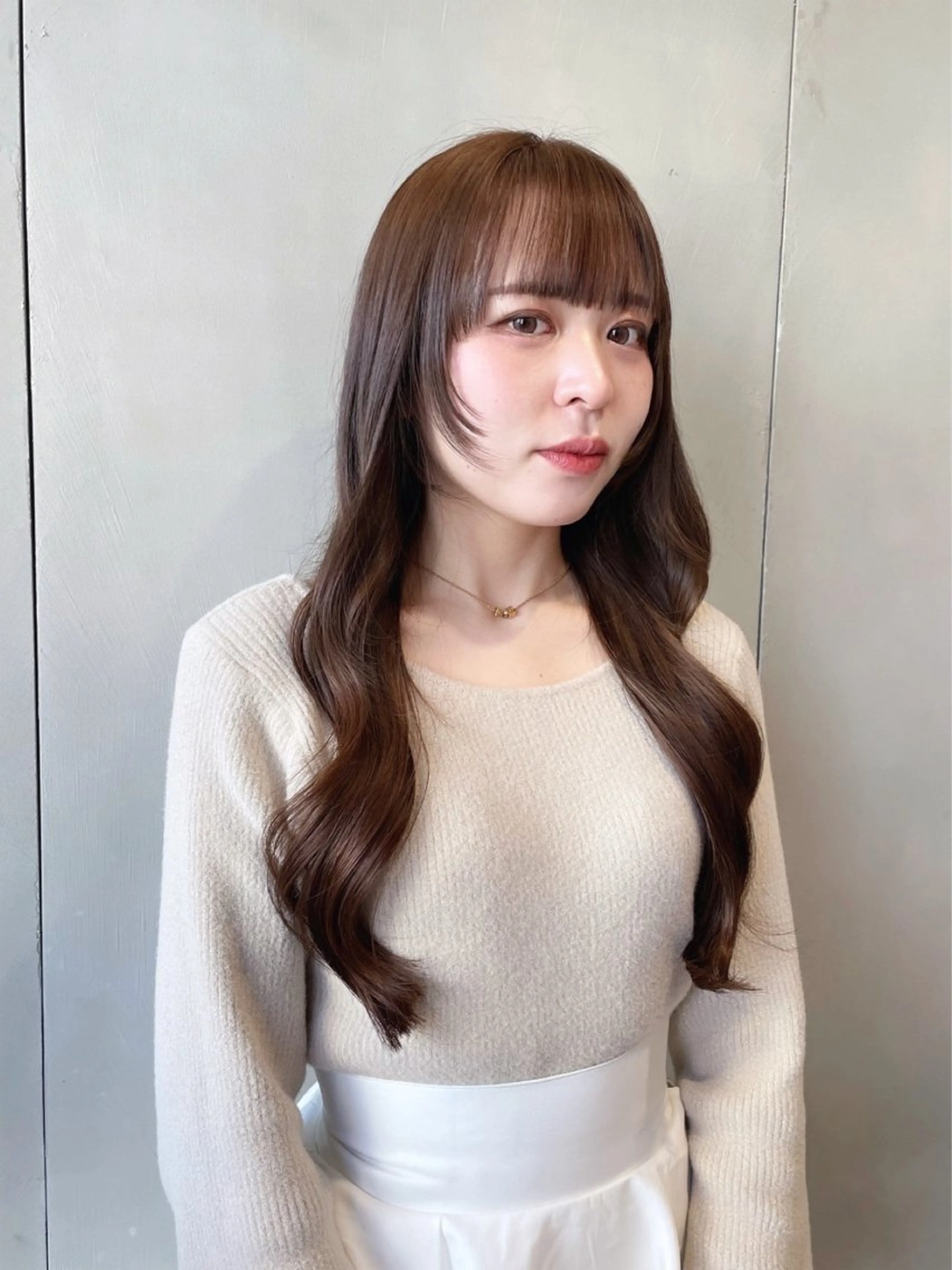 ロング カラー ヘアカラー ワンホン/韓国ヘア 🤍amiのヘアスタイル