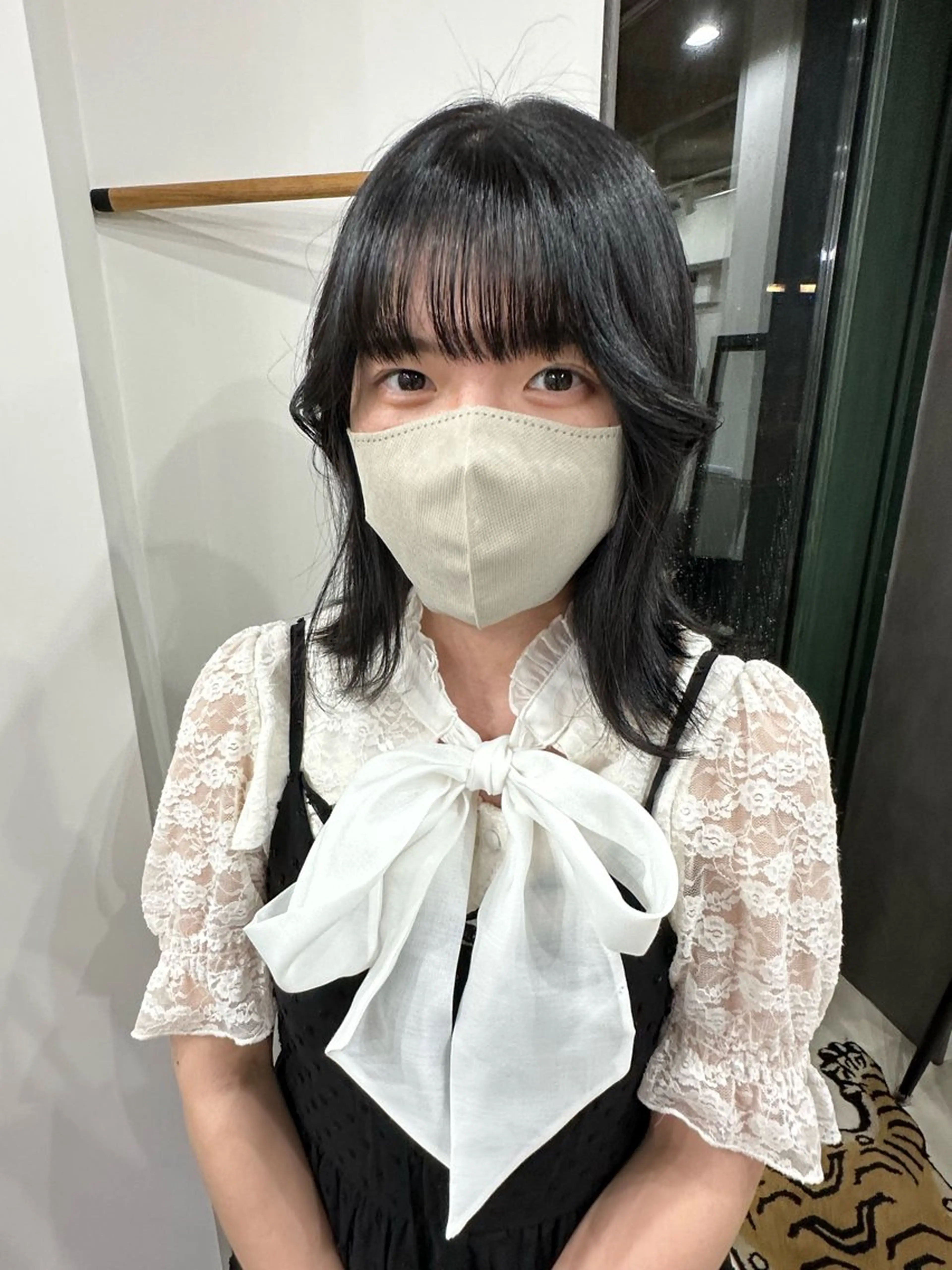 セミロング カラー さあや 【透け感/艶感】のヘアスタイル