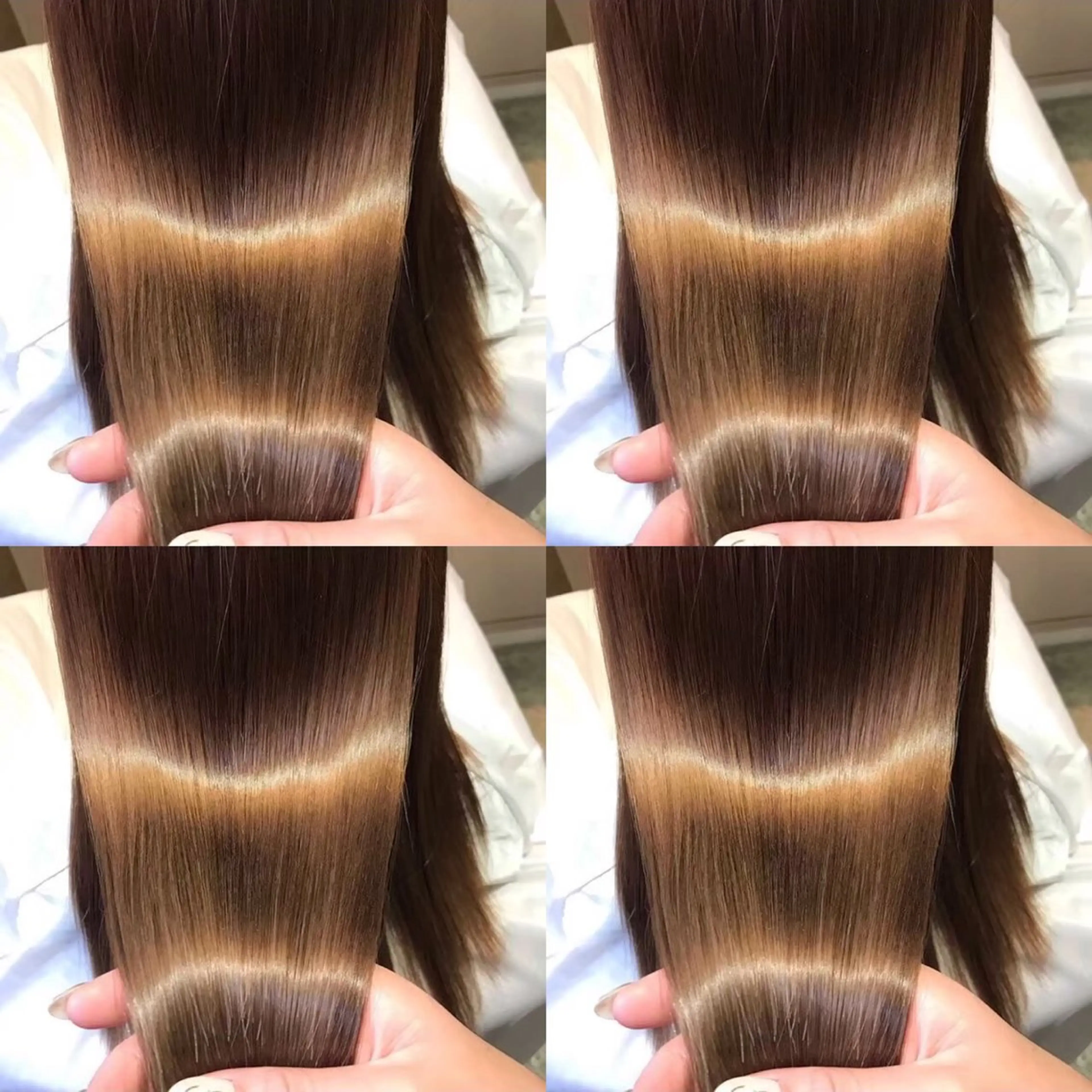 セミロング カラー ヘアアレンジ 💎韓国レイヤー ×エクステゆうま💎のヘアスタイル