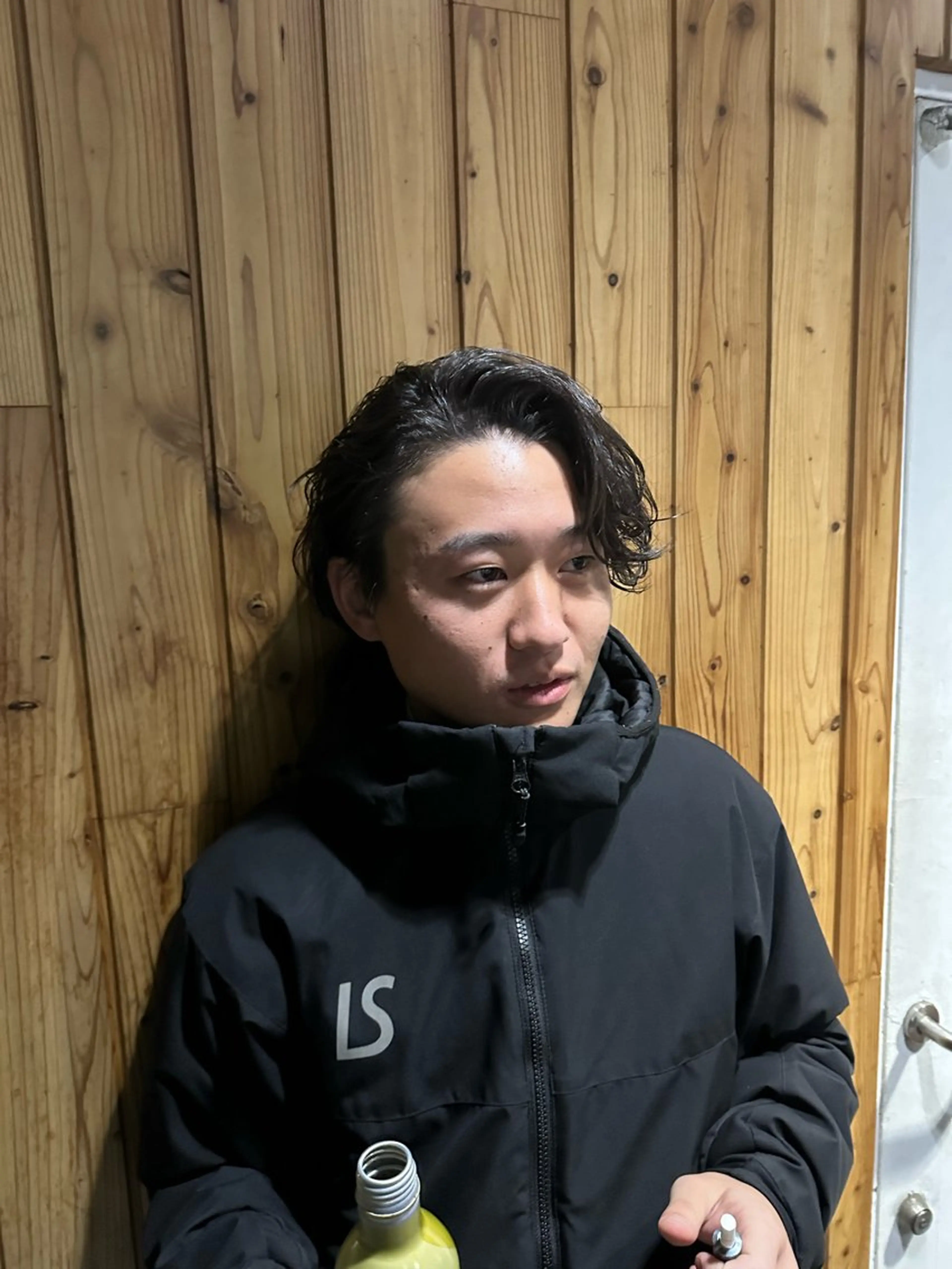 ミディアム カラー パーマ メンズ カット パーマ 横浜/ボブ/ ショート/はやとのヘアスタイル