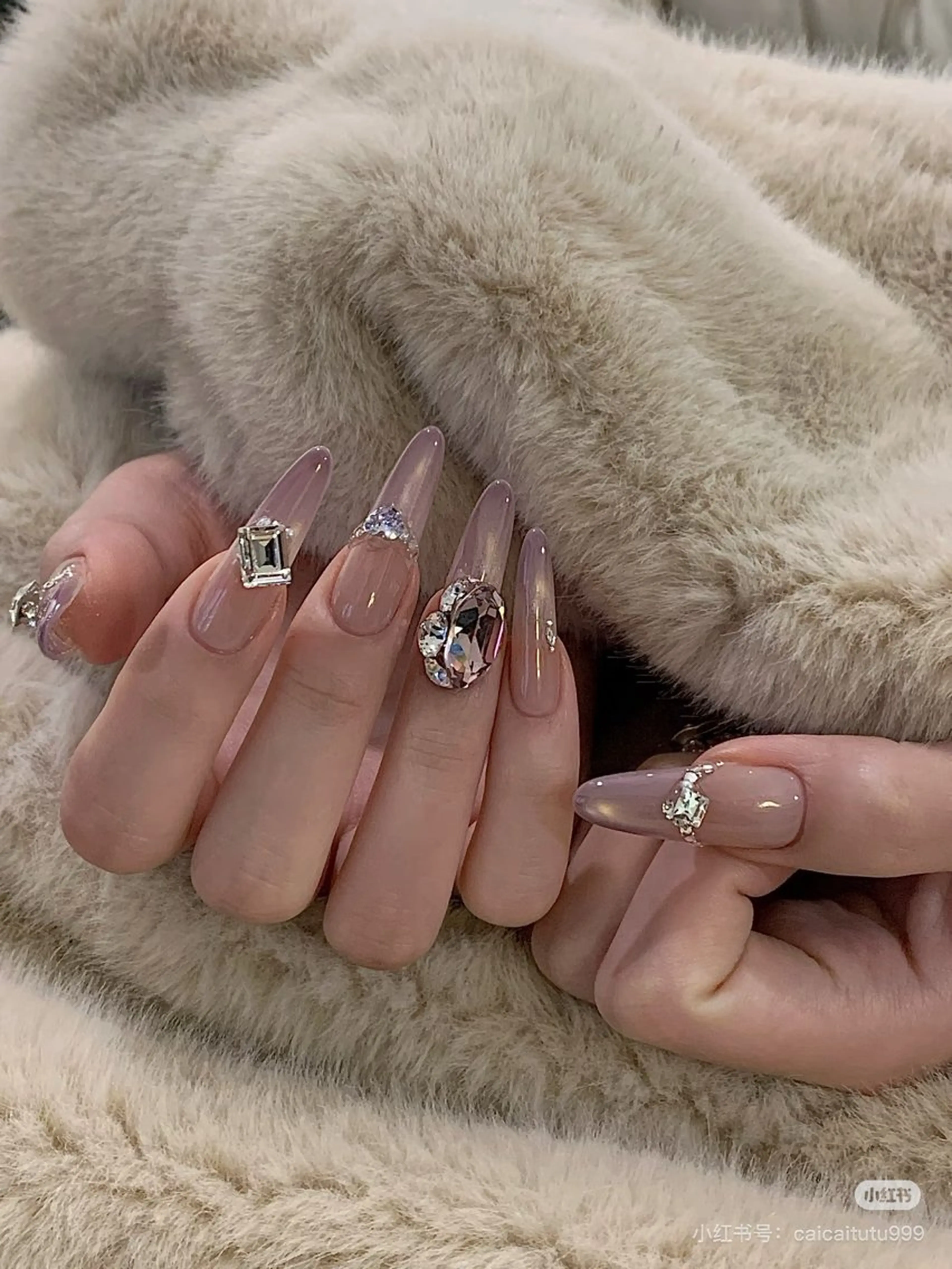 ネイル アートネイル オーロラネイル チークネイル 長さ出し フットネイル ハンドネイル Blossom nail【ブラソンネイル】所属・Blossom nail_Yuniのネイルデザイン