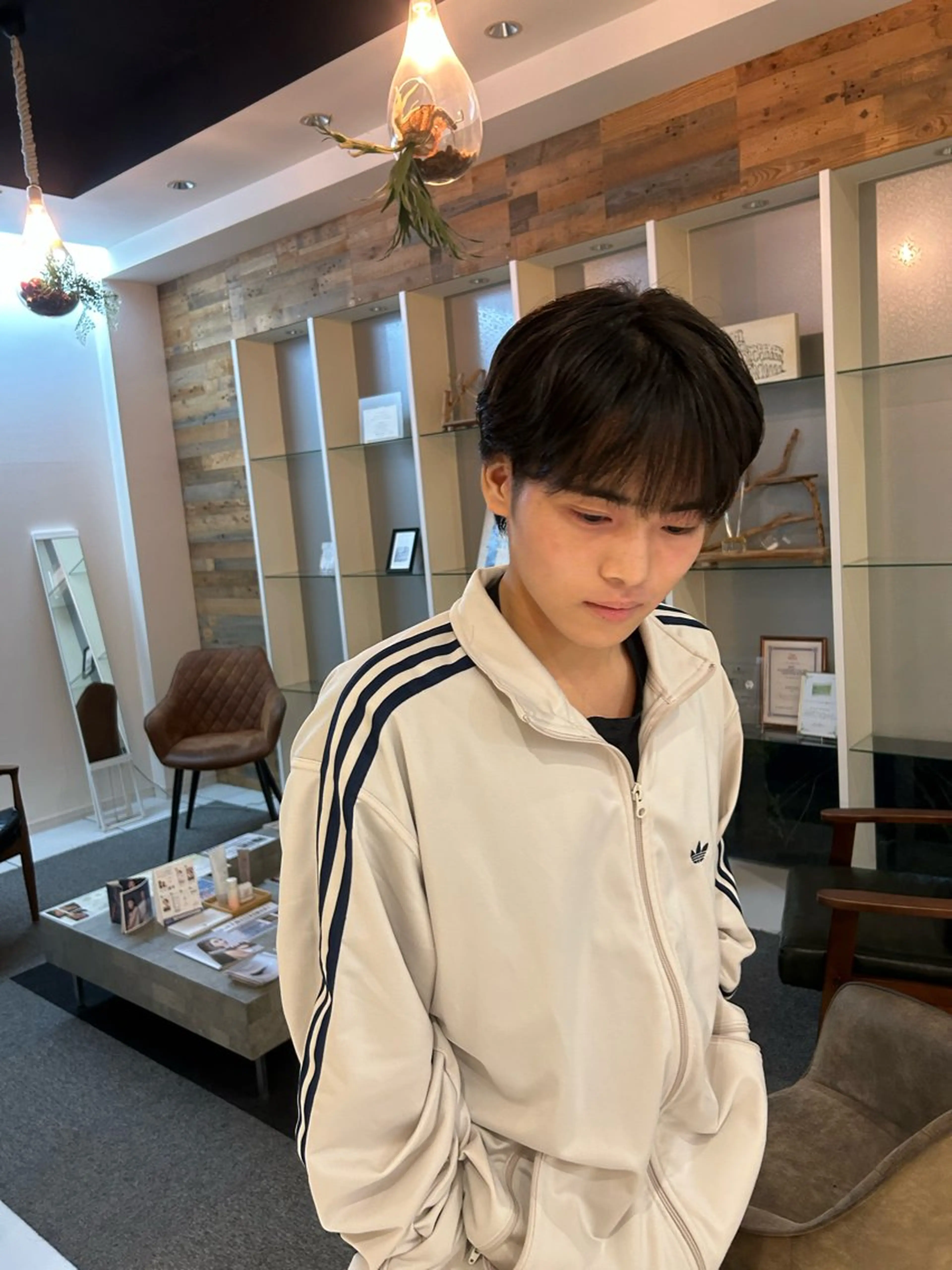 メンズ パーマ 髪質改善/ストレート パーマ長久手/ひかるのヘアスタイル