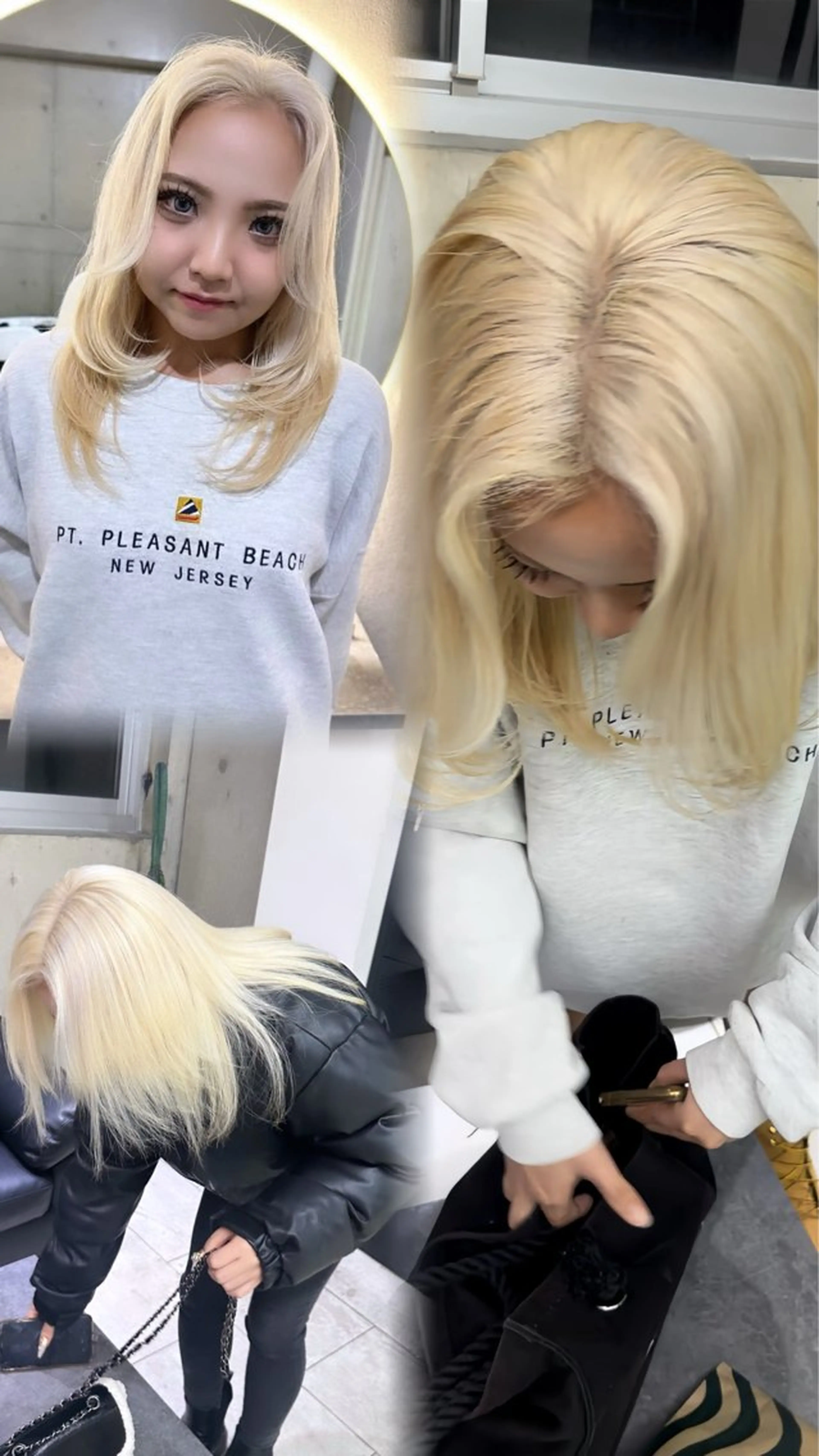 ロング カラー カット ヘアカラー Kvell&Co.所属・ミルクティー💞 ハイトーン/emaのヘアスタイル