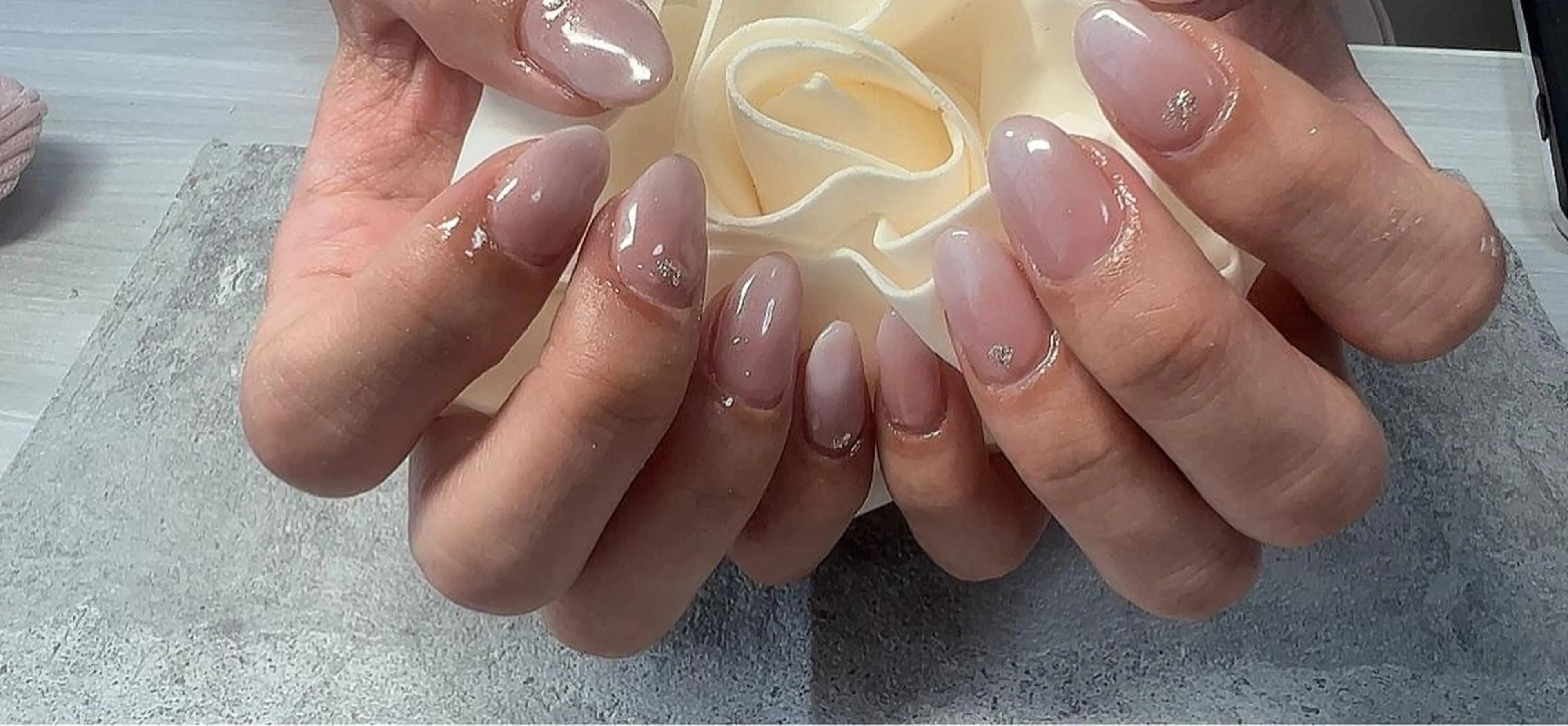 ネイル グラデーション シンプルネイル Ruana Nailのネイルデザイン