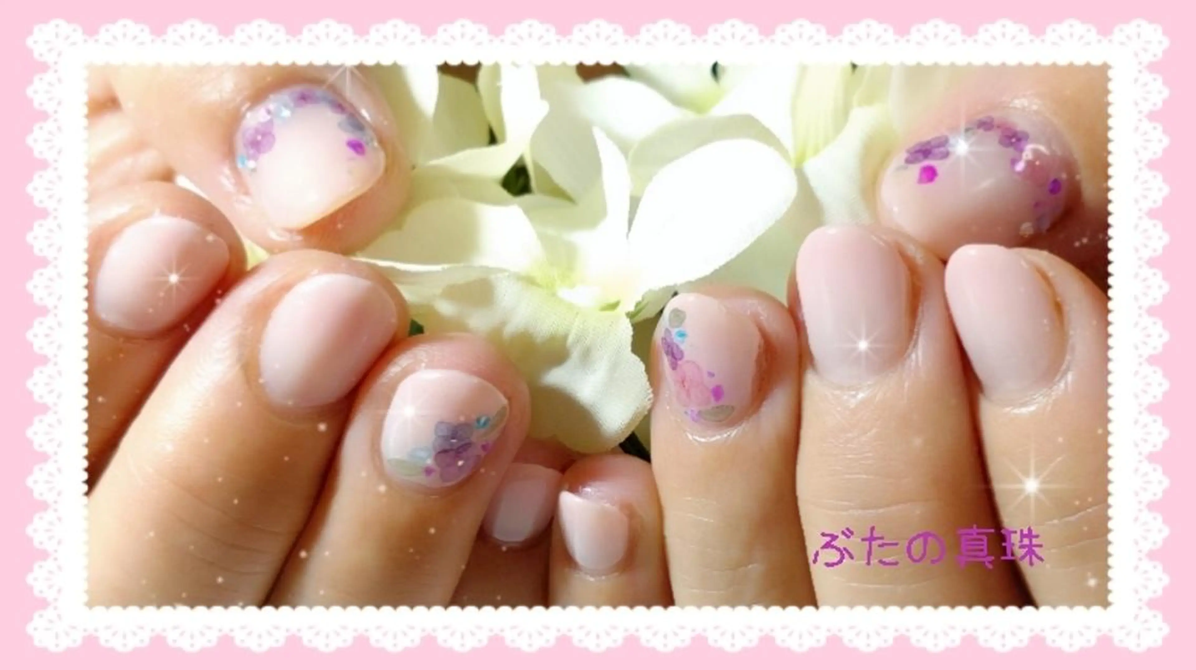 ネイル ハンドネイル 林 珠里のネイルデザイン