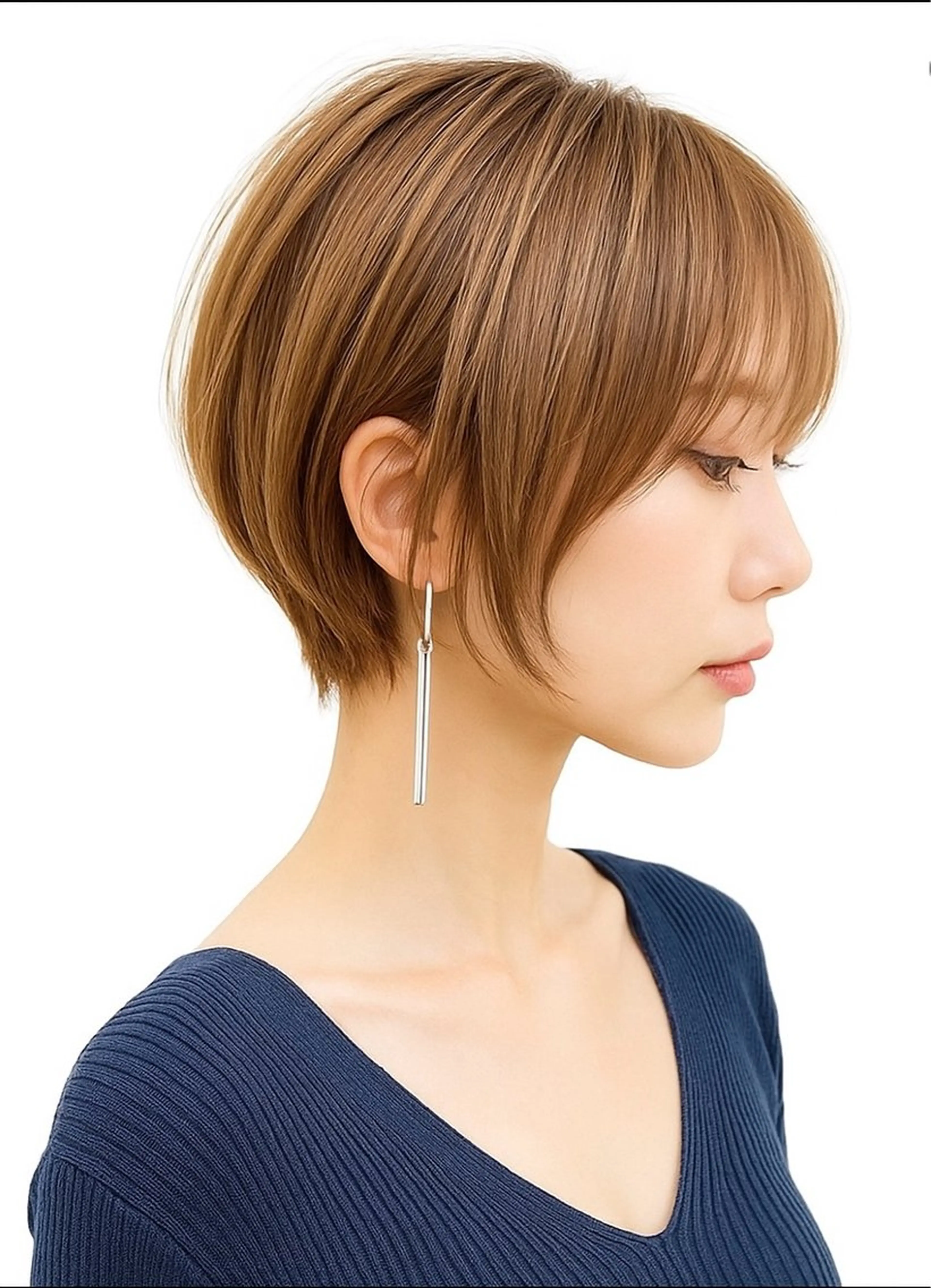 ショート 縮毛矯正/ボブ/ 渋谷/表参道/星優斗のヘアスタイル