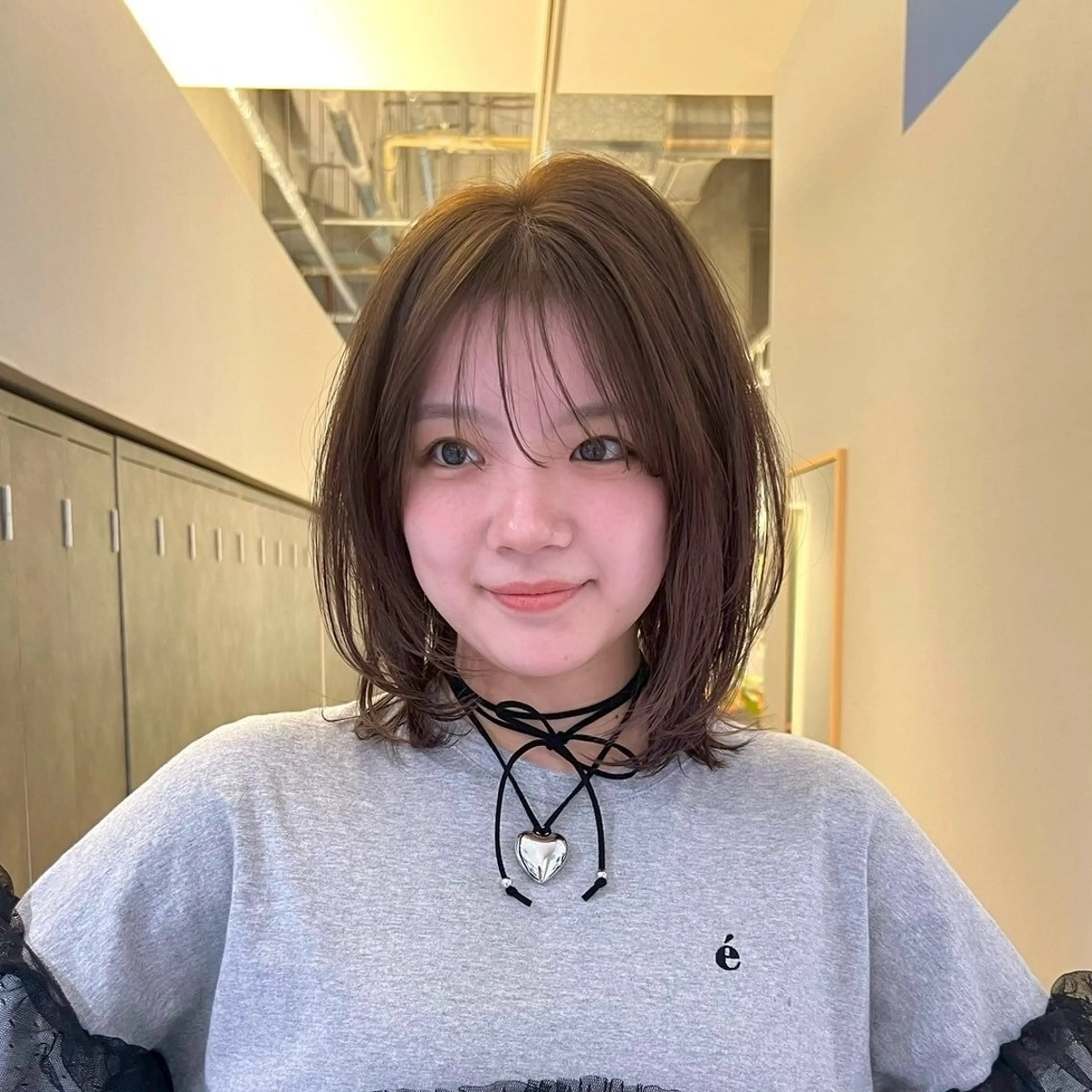 ミディアム 暖色/ボブ/吉岡美音 GIEN NU茶屋町のヘアスタイル