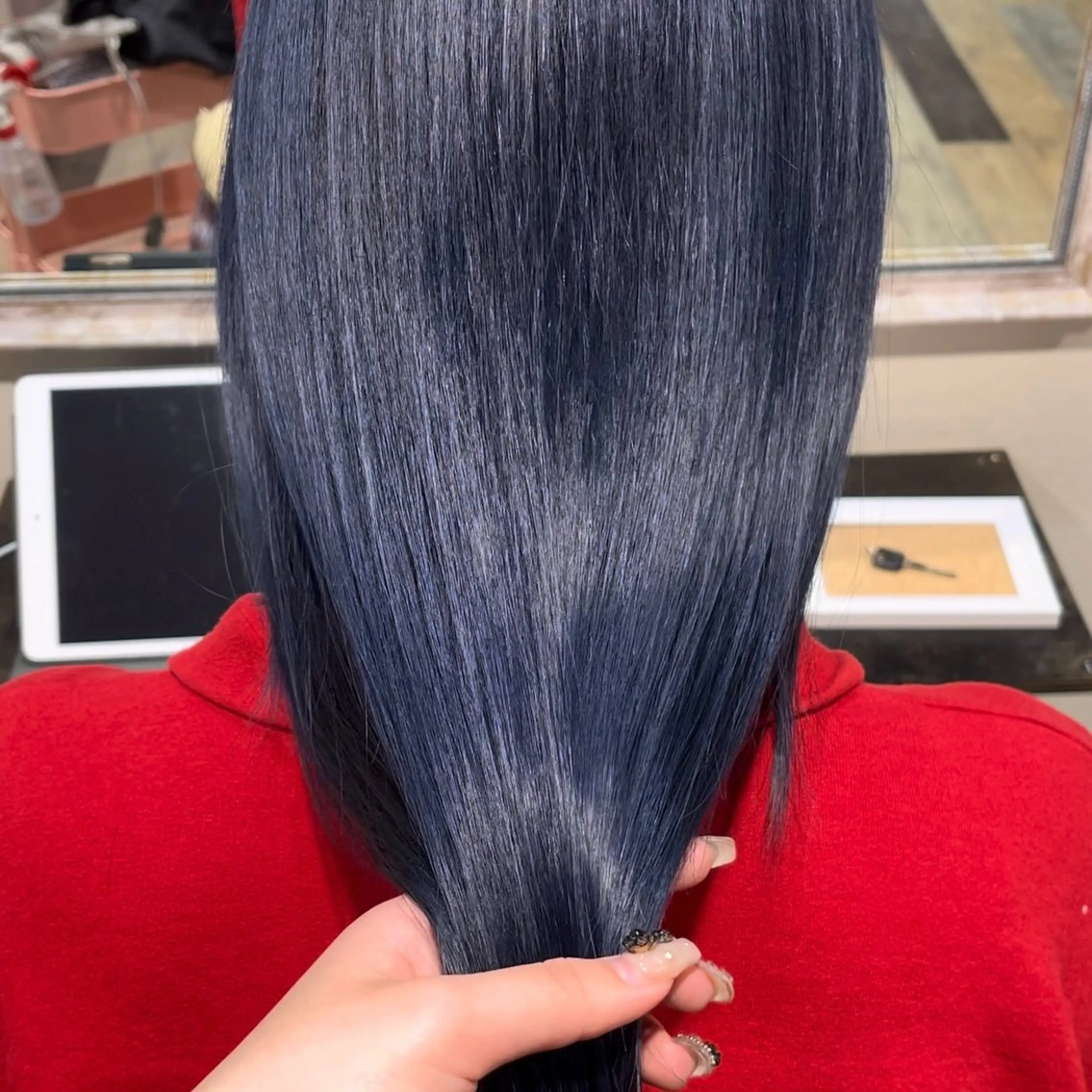 セミロング カラー カラー/韓国レイヤー /ブリーチ/hinaのヘアスタイル