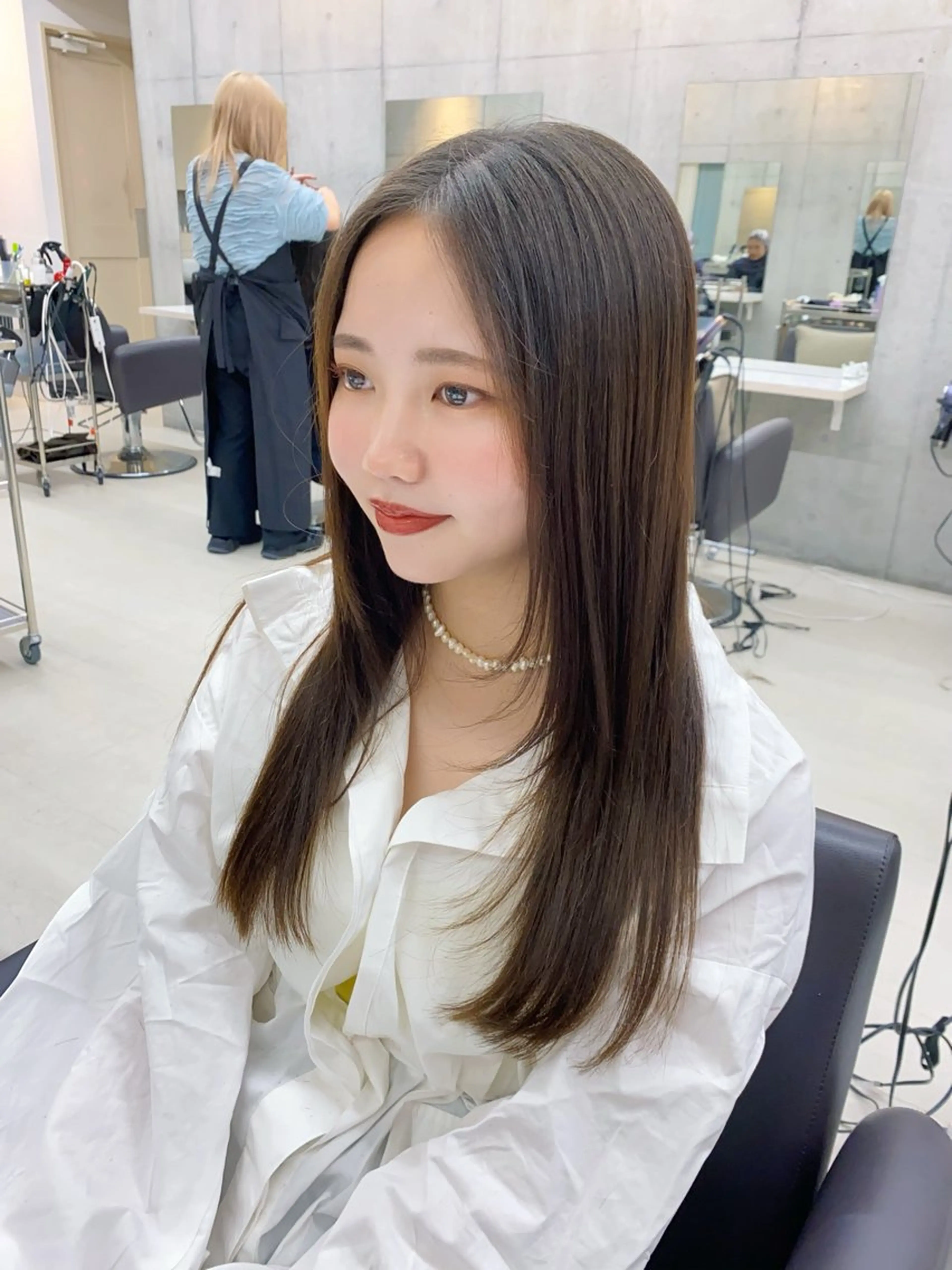 セミロング Clore所属・うる艶ヘア♡韓国好き 透明感　shotaのヘアスタイル