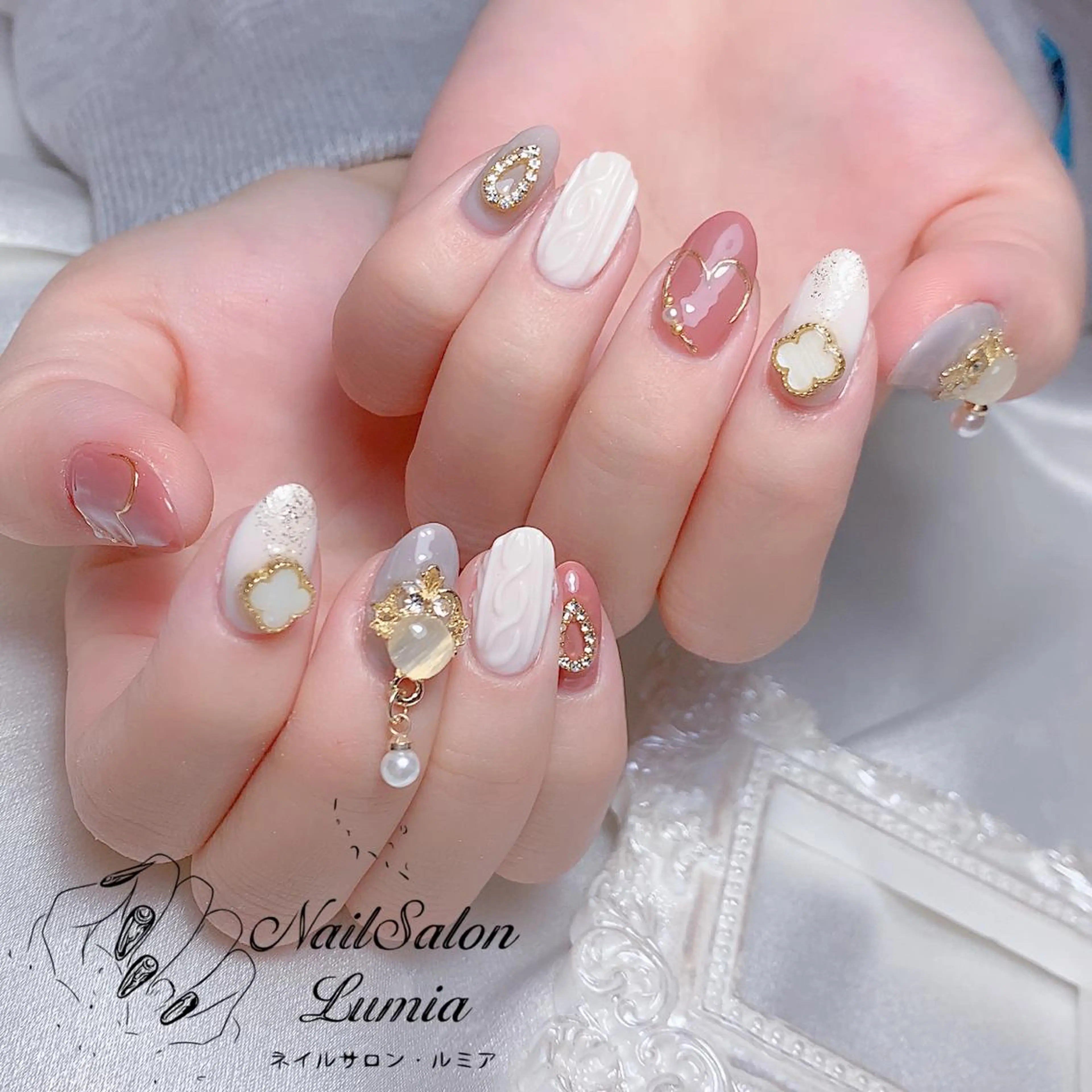 ネイル ハンドネイル ネイルサロン ルミア Lumia 店長のネイルデザイン
