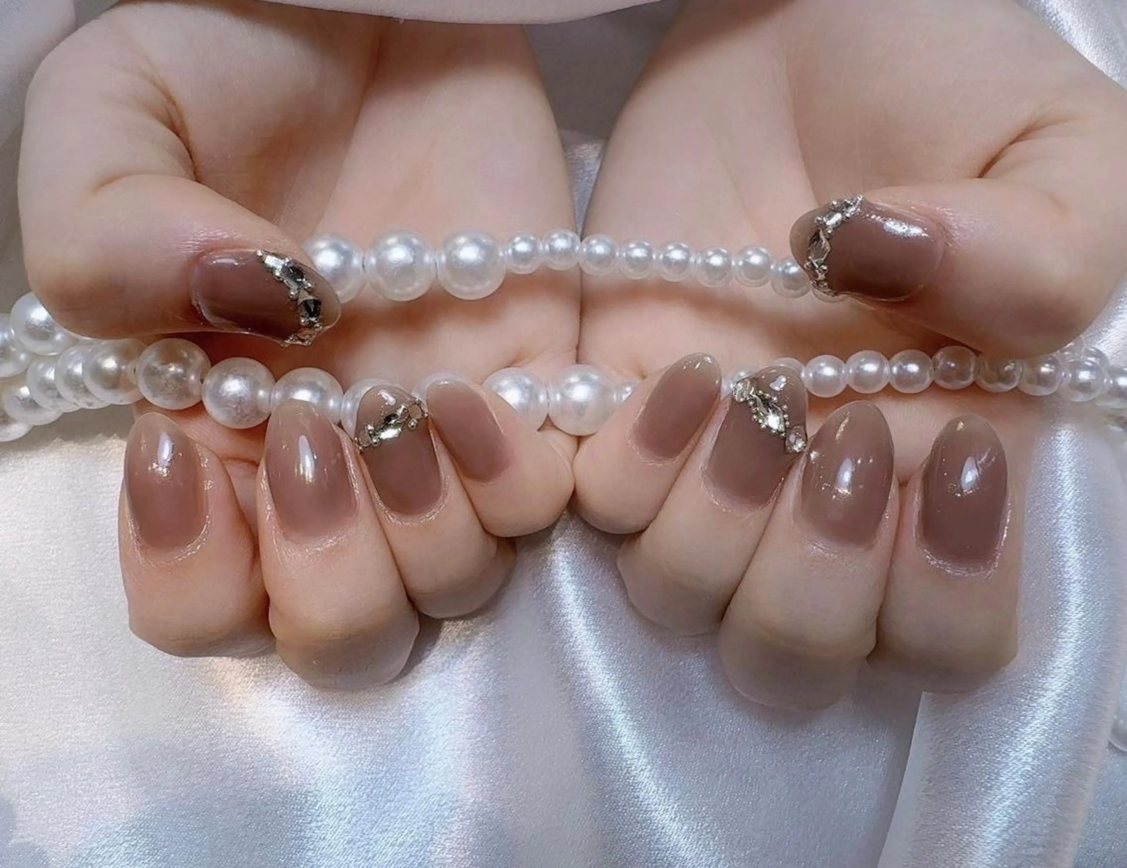 ネイル RAFFINE 月🦋🩵のネイルデザイン