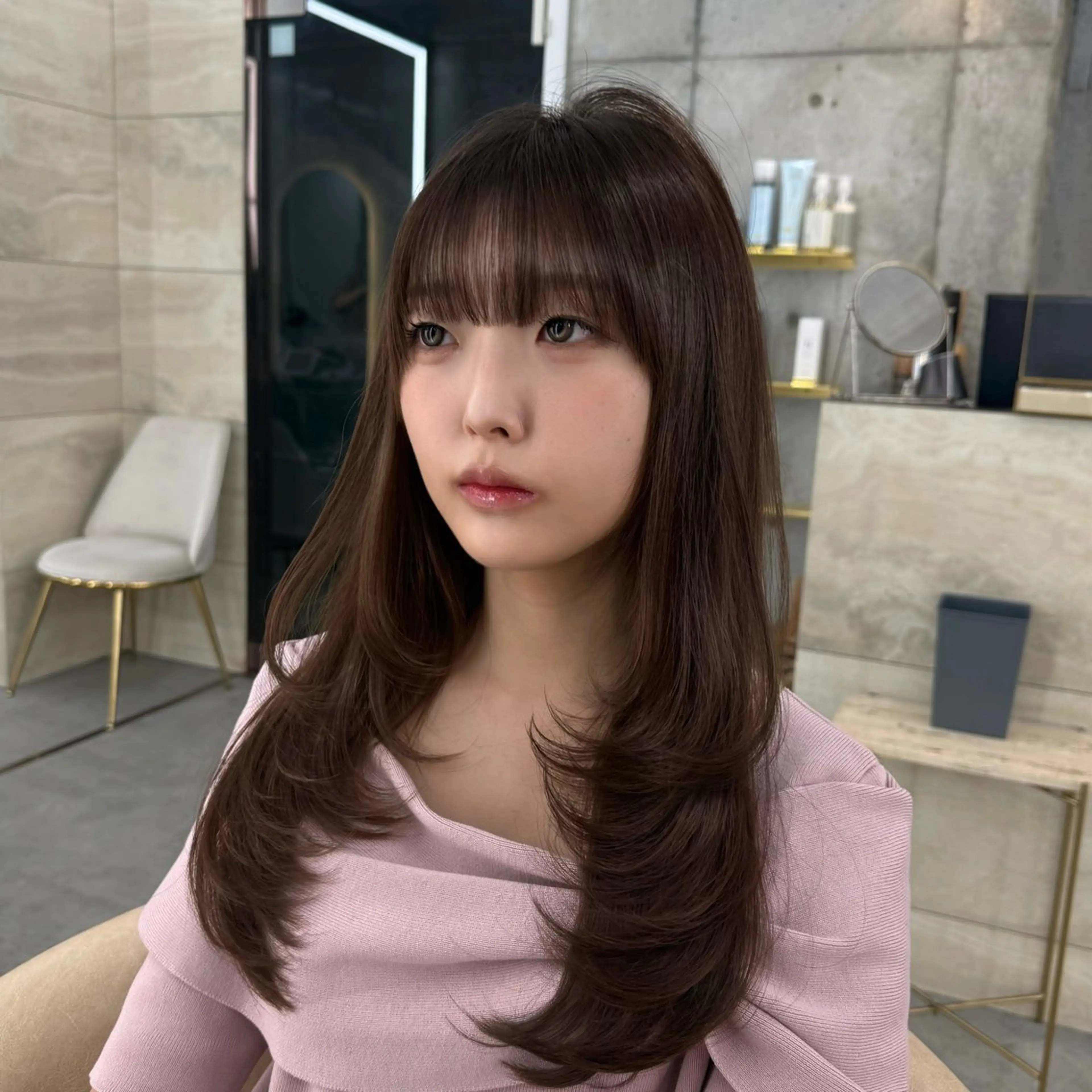 ロング カット トリートメント 垢抜けトレンド レイヤー🩵廣戸楓のヘアスタイル