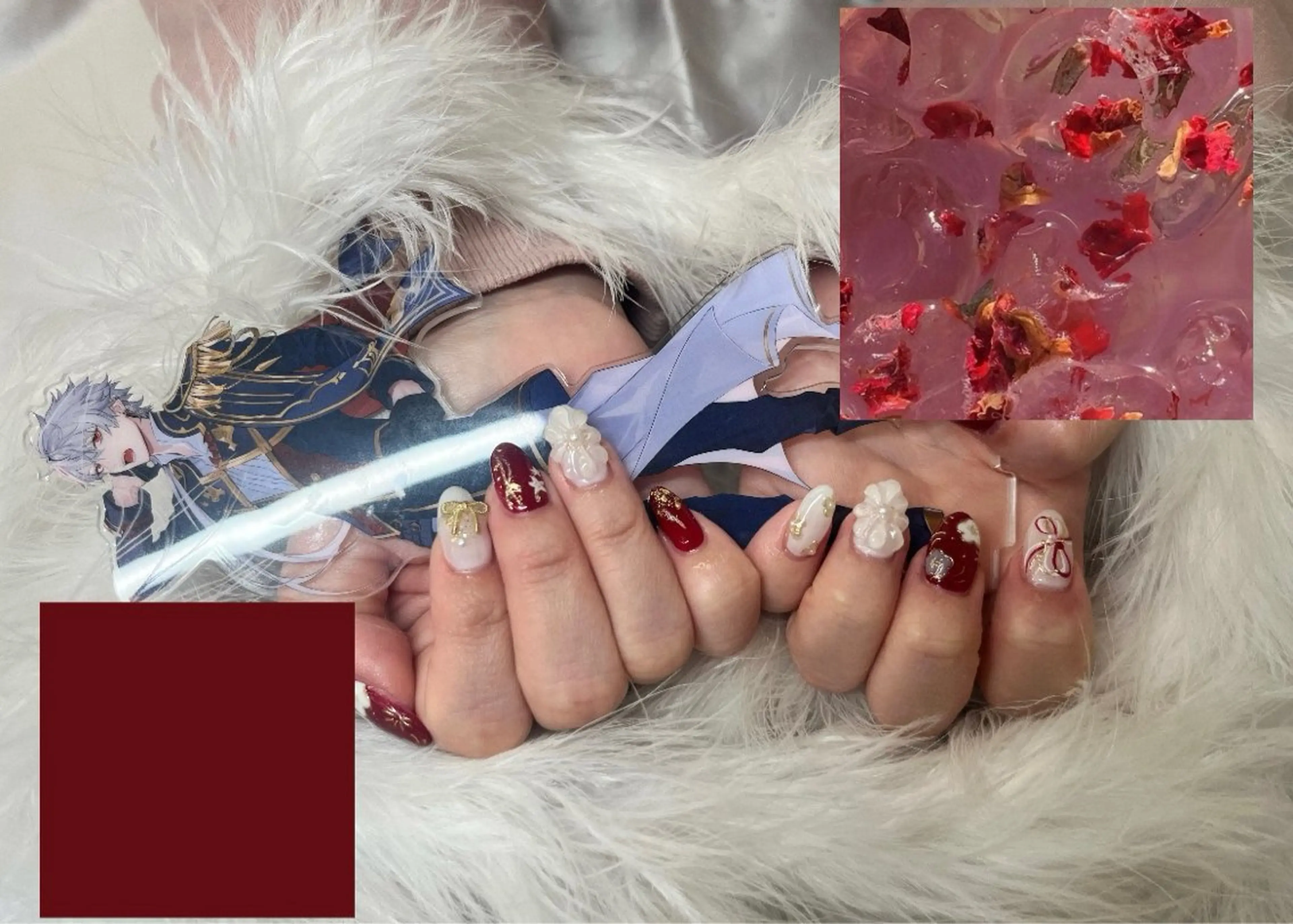 ネイル ハンドネイル honoka池袋🎀 ガーリーネイル🤍のネイルデザイン