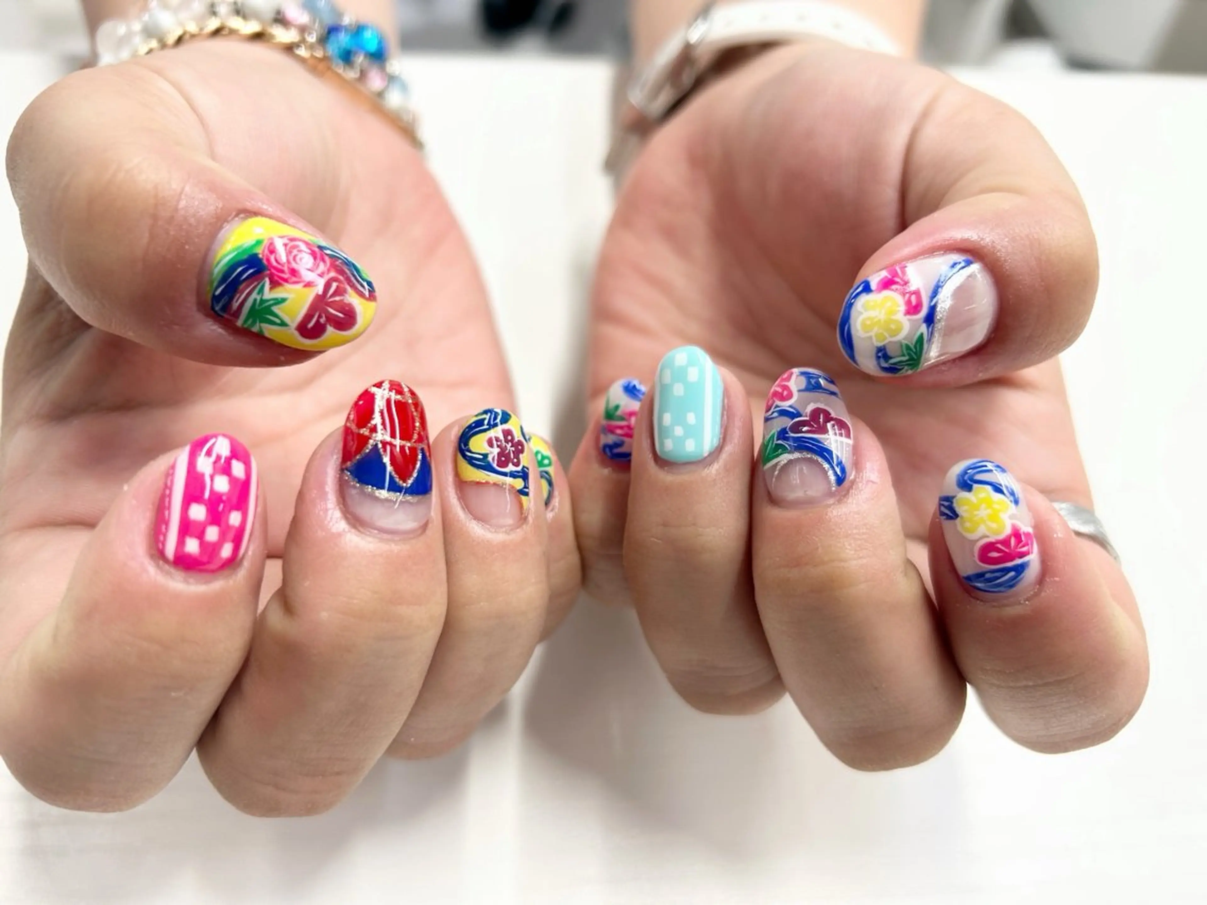 ネイル アートネイル 桜ネイル Forca total studio所属・Forca Airaのネイルデザイン